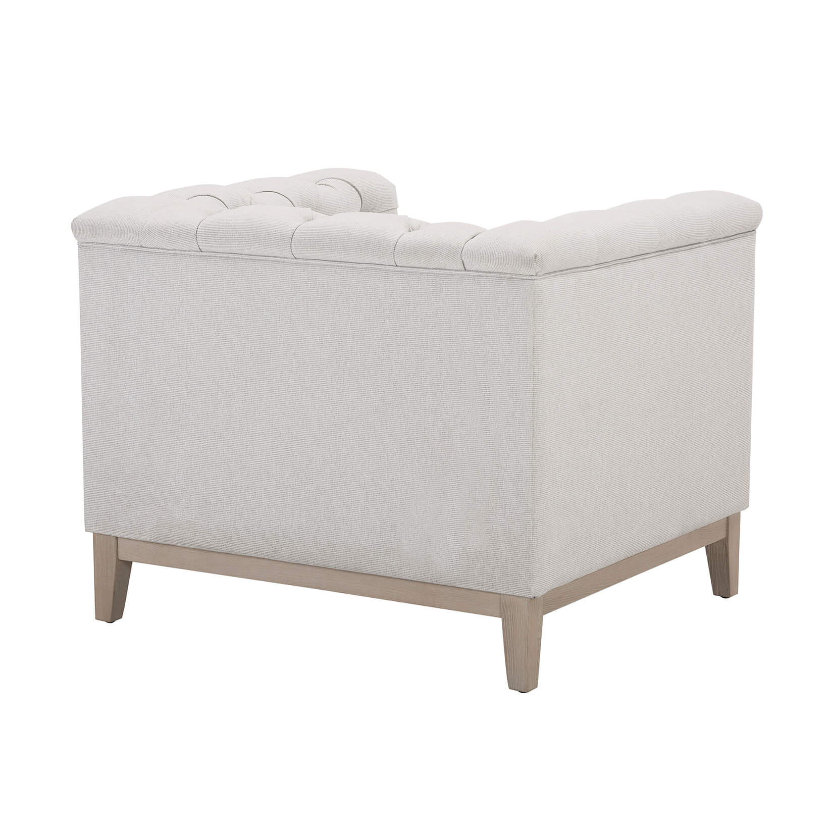 Chesterfield Armchair - Natural Stripe - Image 7