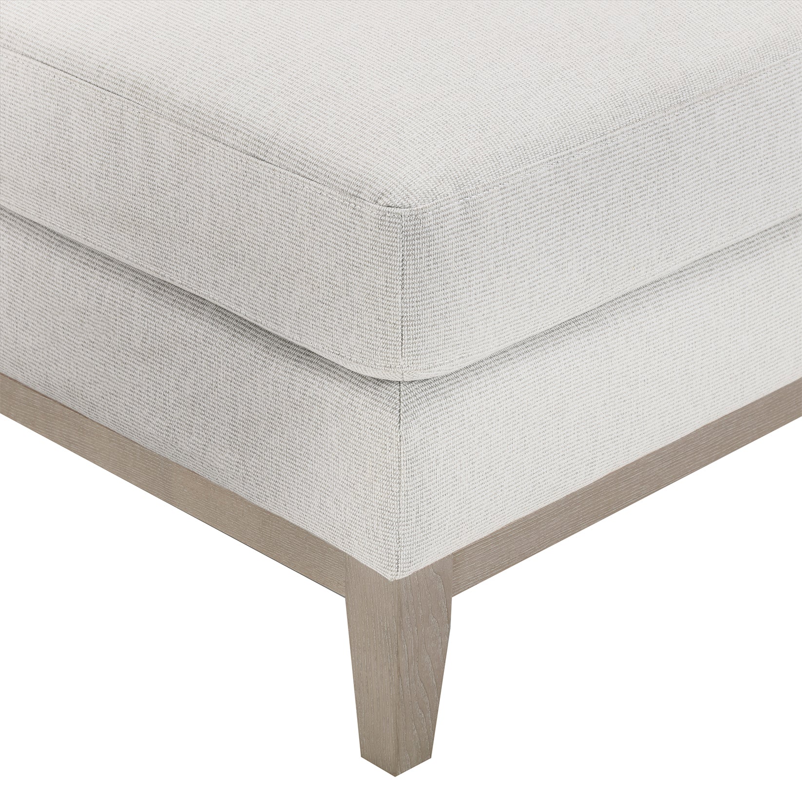 Chesterfield Pouffe - Natural Stripe - Image 3