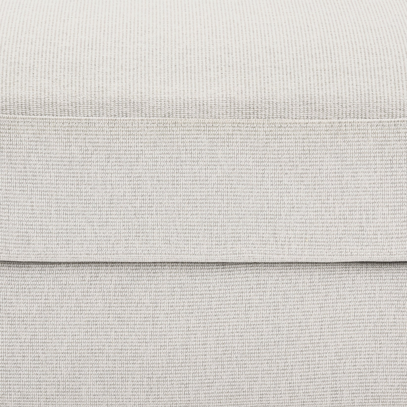Chesterfield Pouffe - Natural Stripe - Image 4
