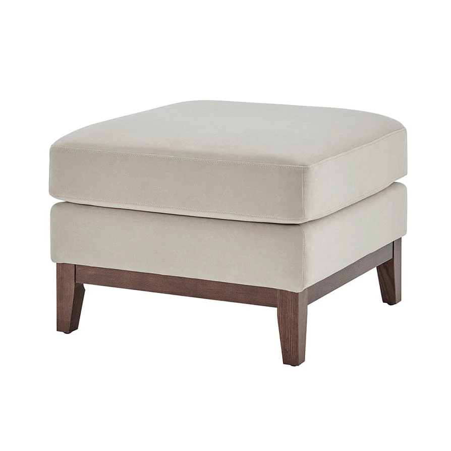 Chesterfield Pouffe - Stone - Image 3