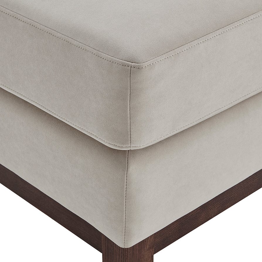Chesterfield Pouffe - Stone - Image 5