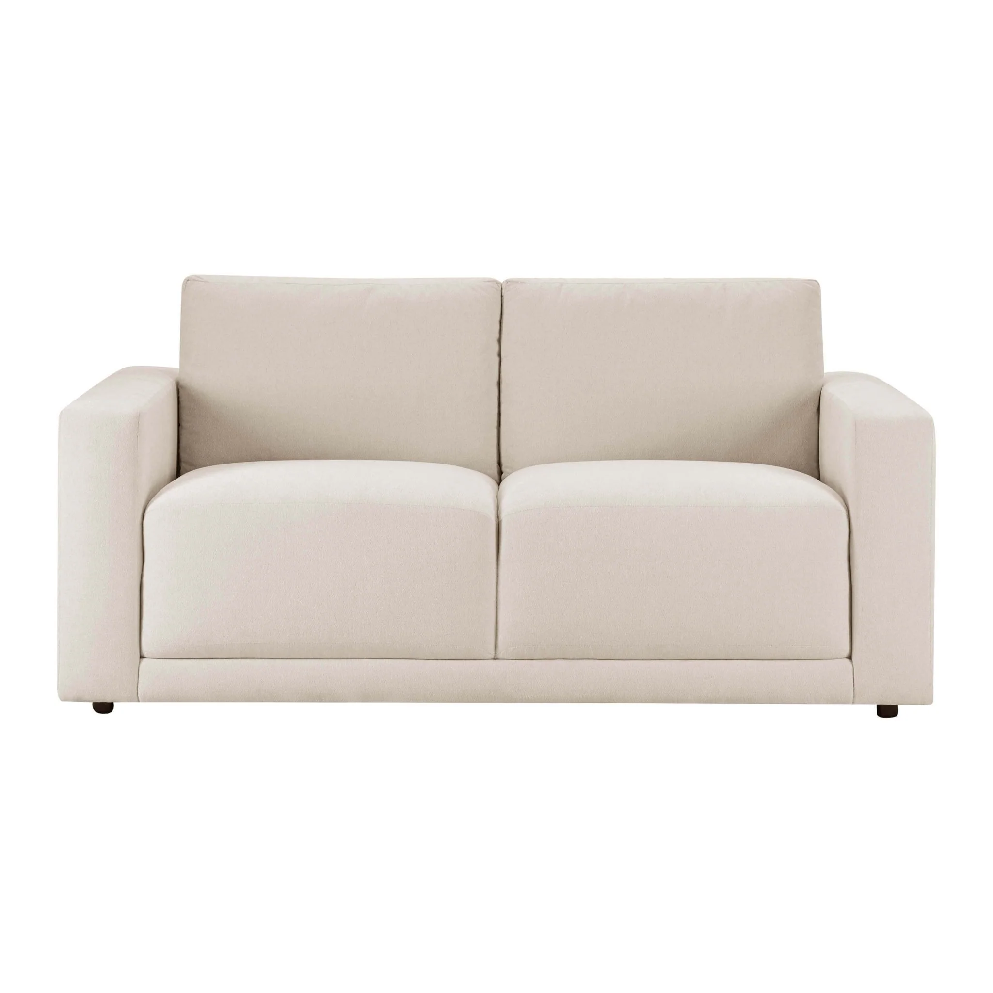 Chicago 2 Seater Sofa - Chenille Ivory - Image 4