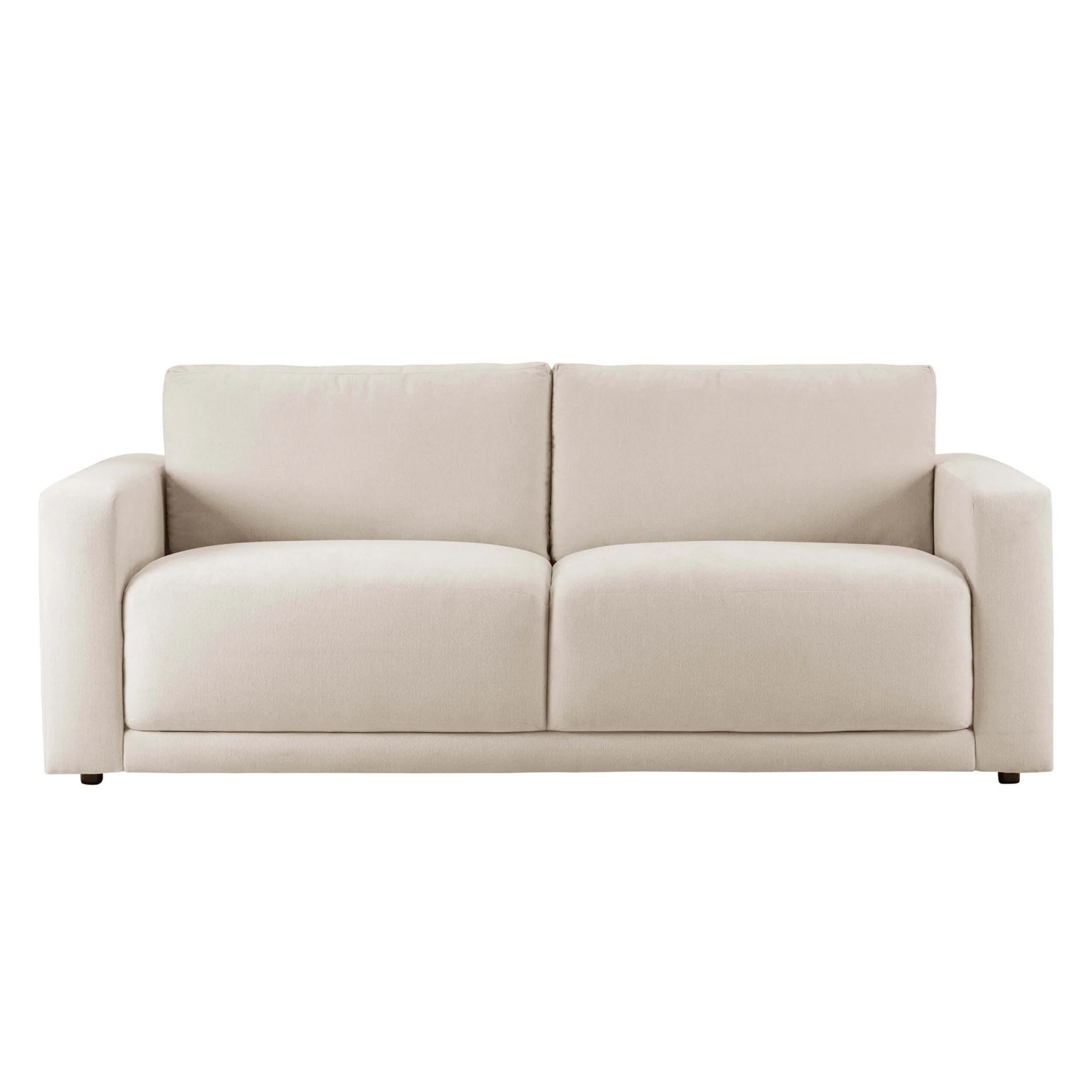 Chicago 3 Seater Sofa - Chenille Ivory - Image 3