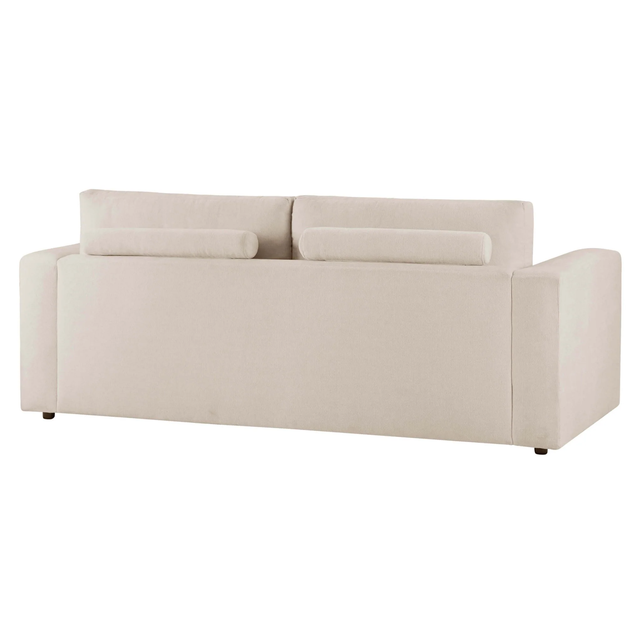 Chicago 3 Seater Sofa - Chenille Ivory - Image 5