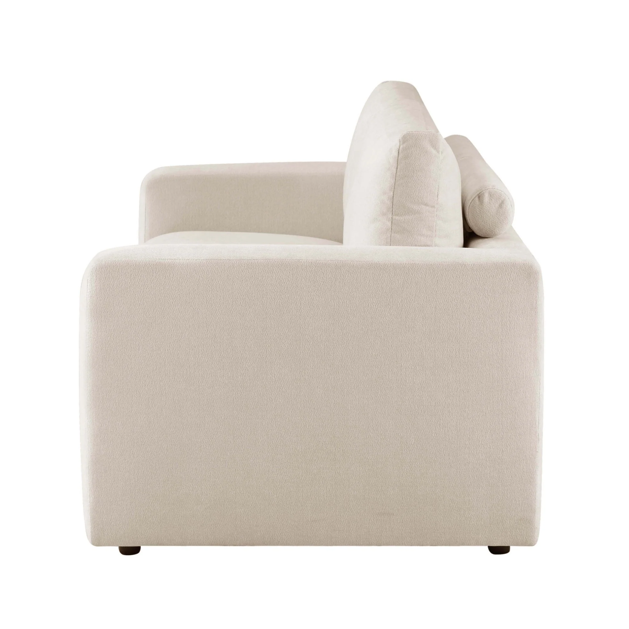 Chicago 3 Seater Sofa - Chenille Ivory - Image 6