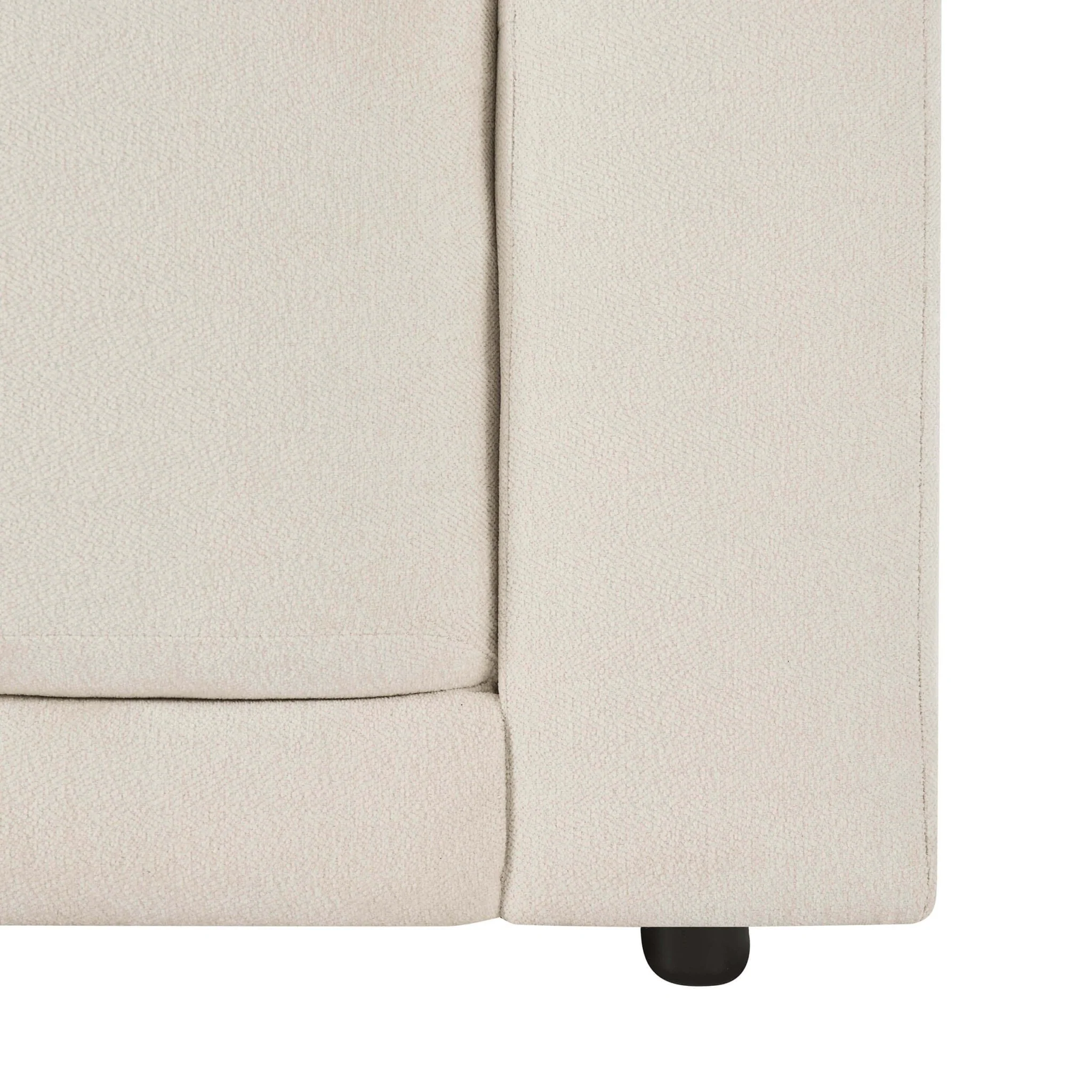 Chicago Loveseat - Chenille Ivory - Image 7