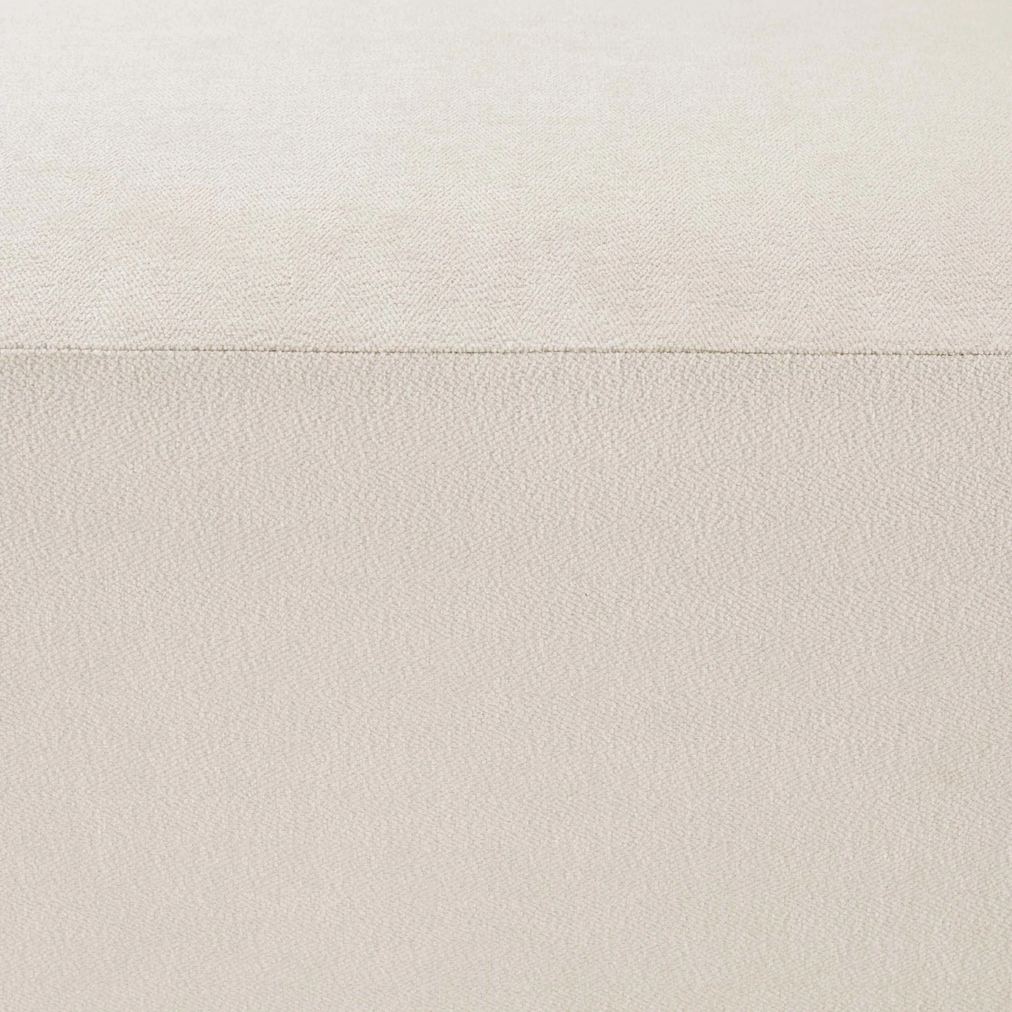 Chicago Pouffe - Chenille Ivory - Image 5