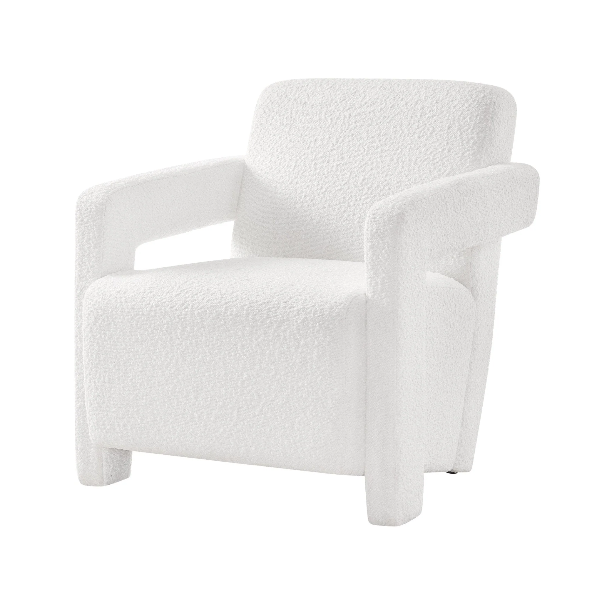 Ciara Accent Chair - Boucle Off White - Image 3
