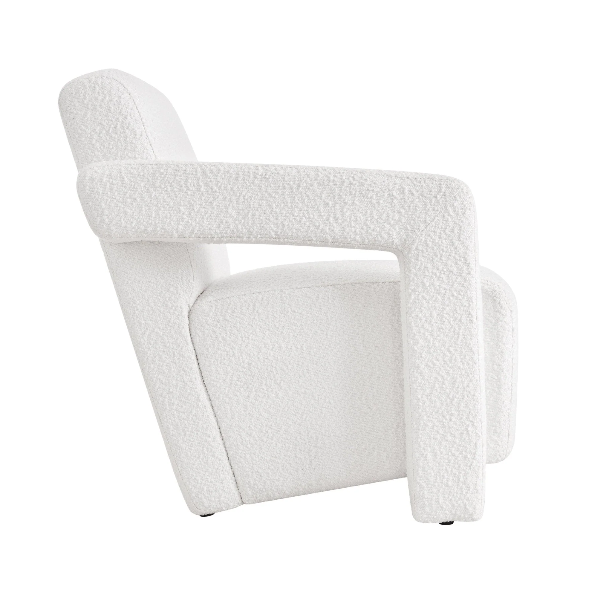 Ciara Accent Chair - Boucle Off White - Image 4