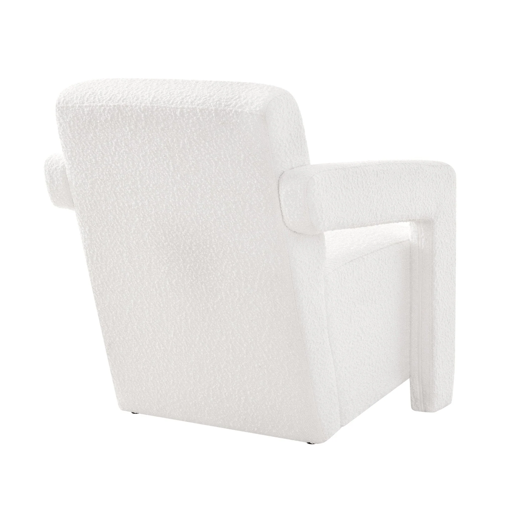 Ciara Accent Chair - Boucle Off White - Image 5