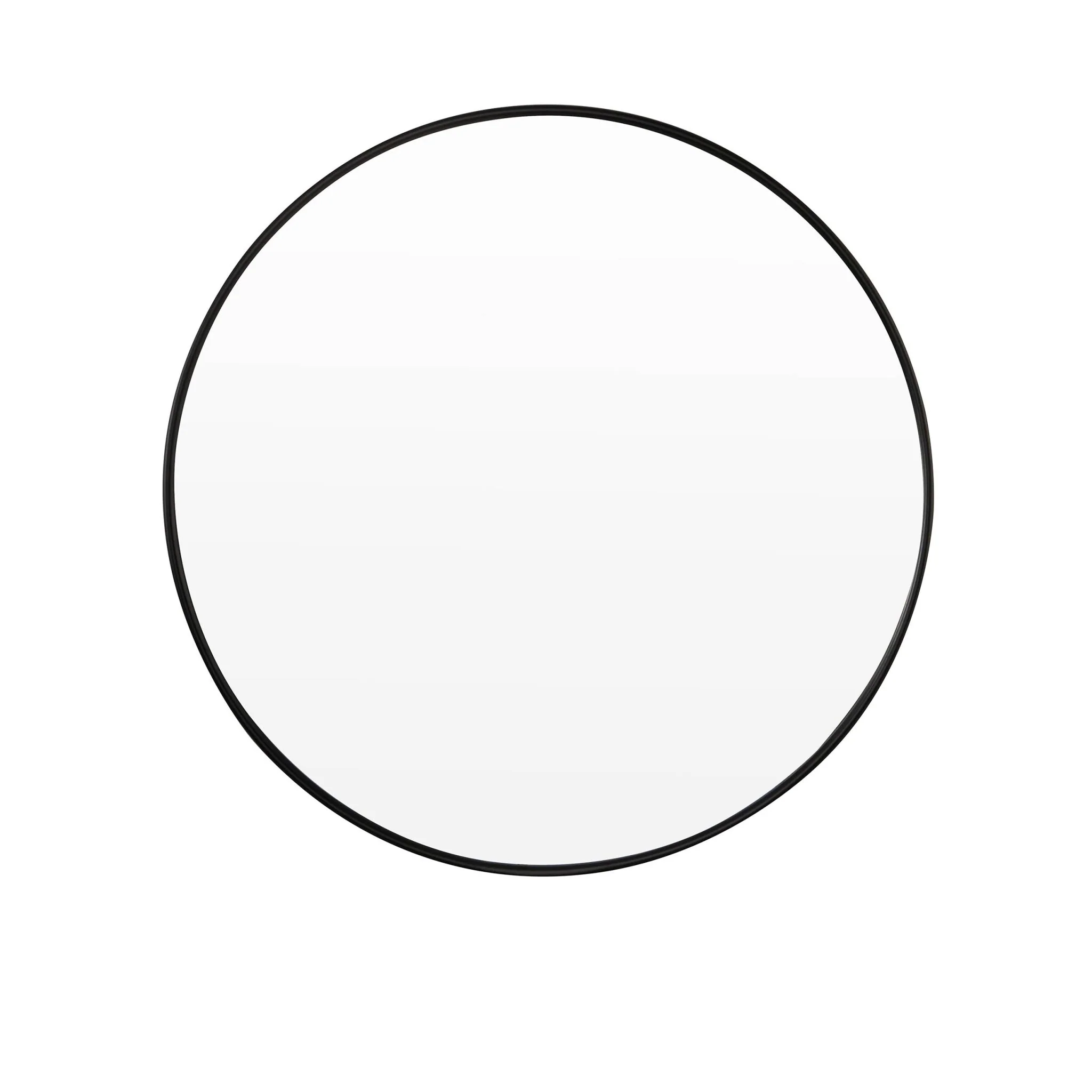 Circle Wall Mirror - Black - Image 3