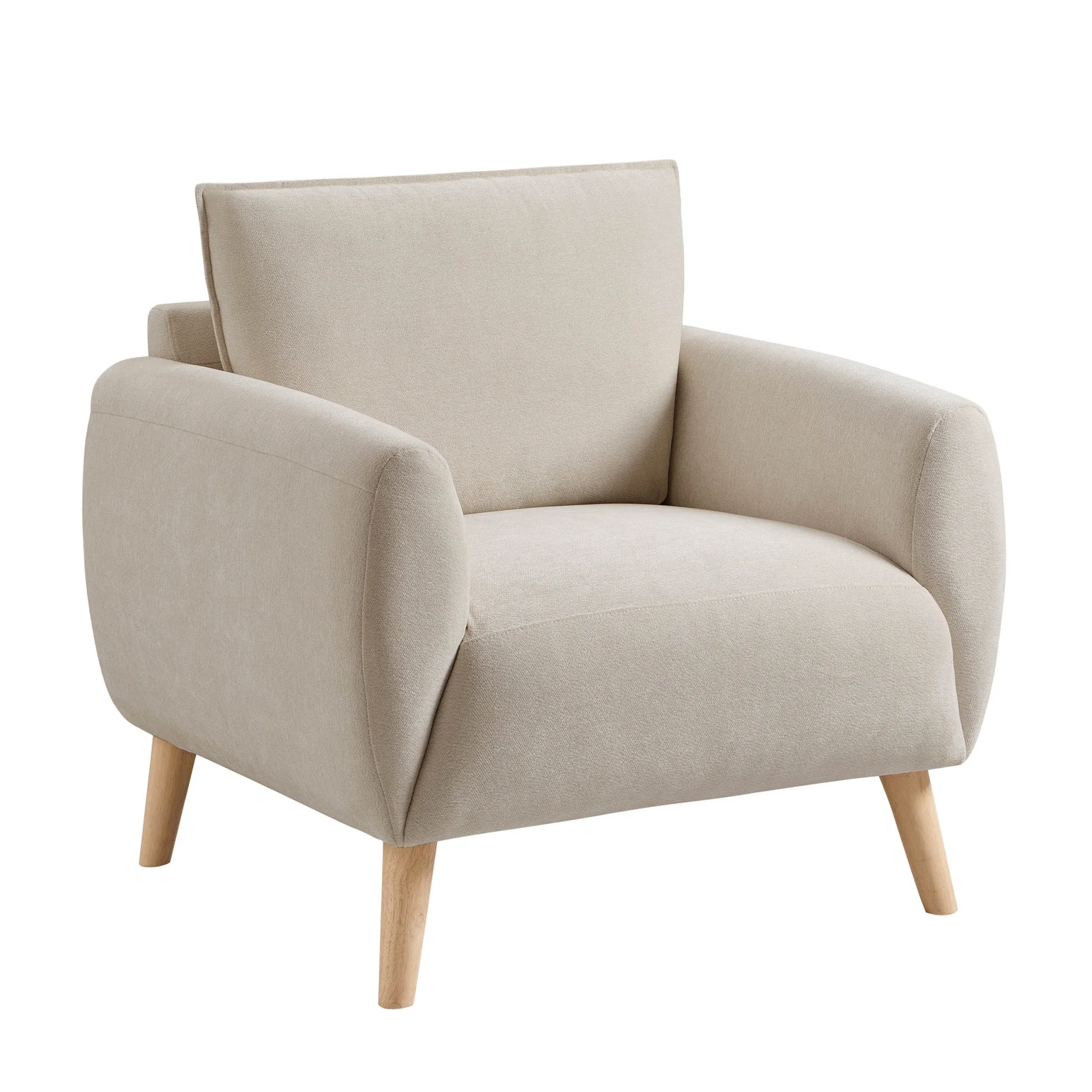 Clapham Armchair - Chenille Ivory - Image 4