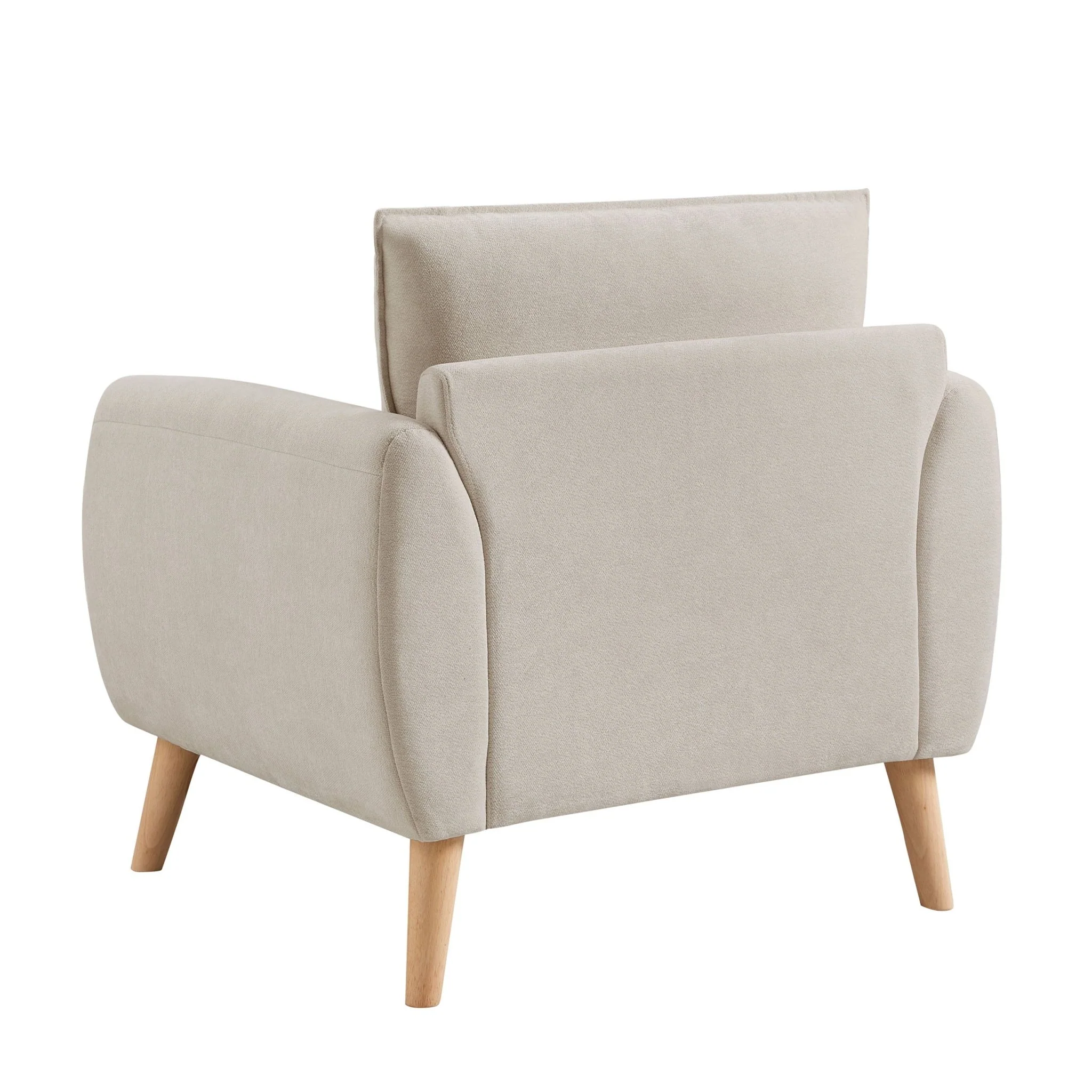Clapham Armchair - Chenille Ivory - Image 6
