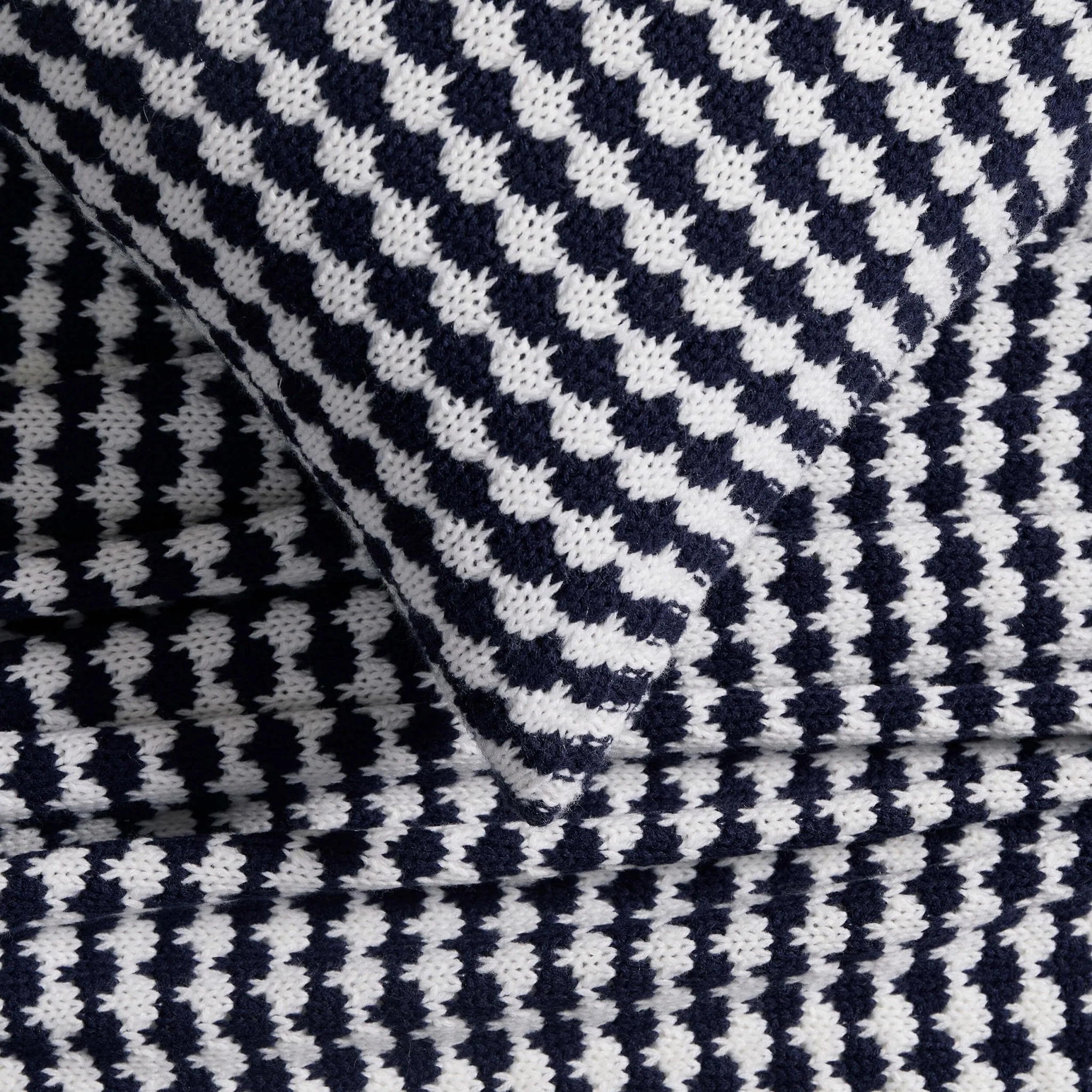 Contrast Pattern Sofa Cushion Cover - Midnight - Image 2