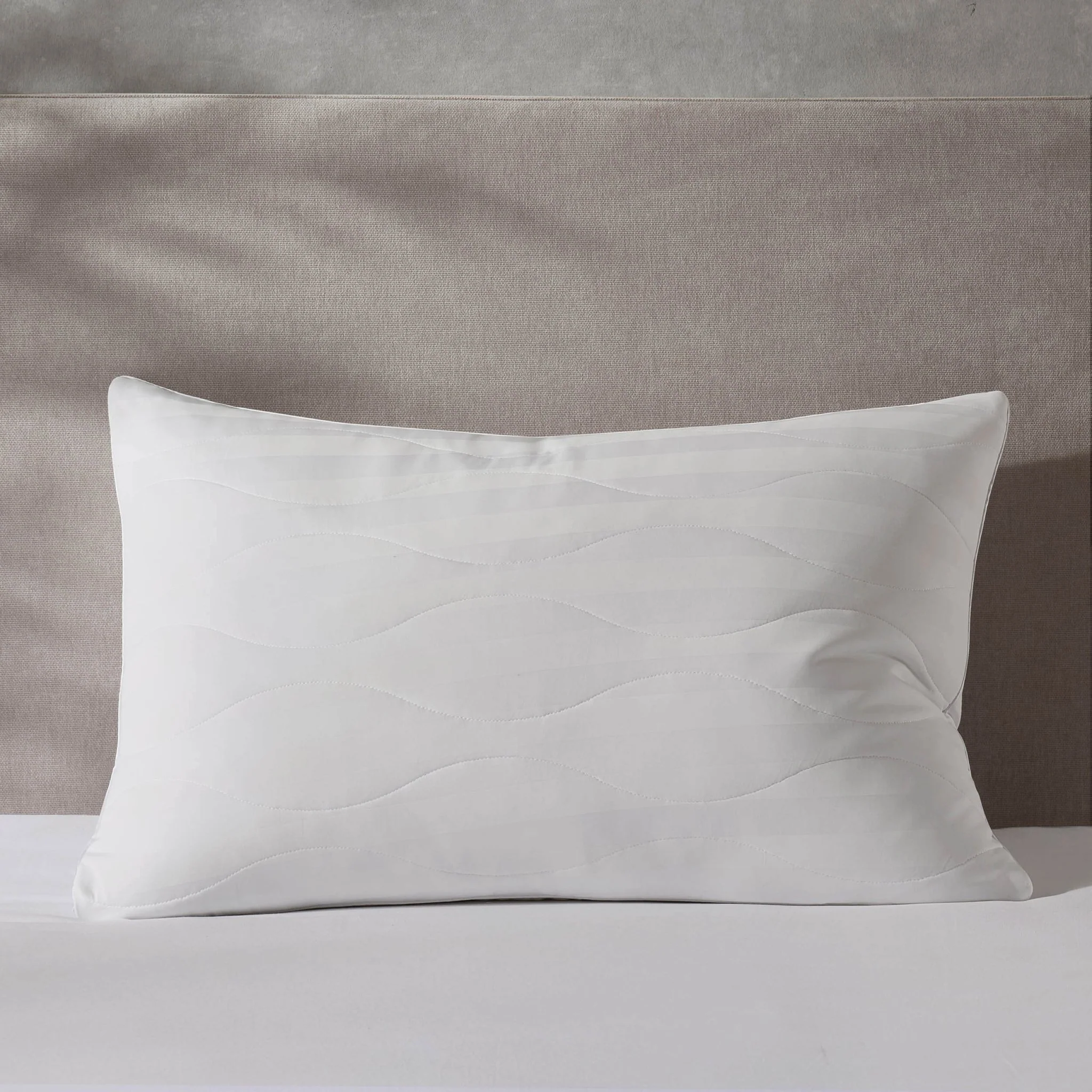 Cooling Quilted Pillow Protectors - White