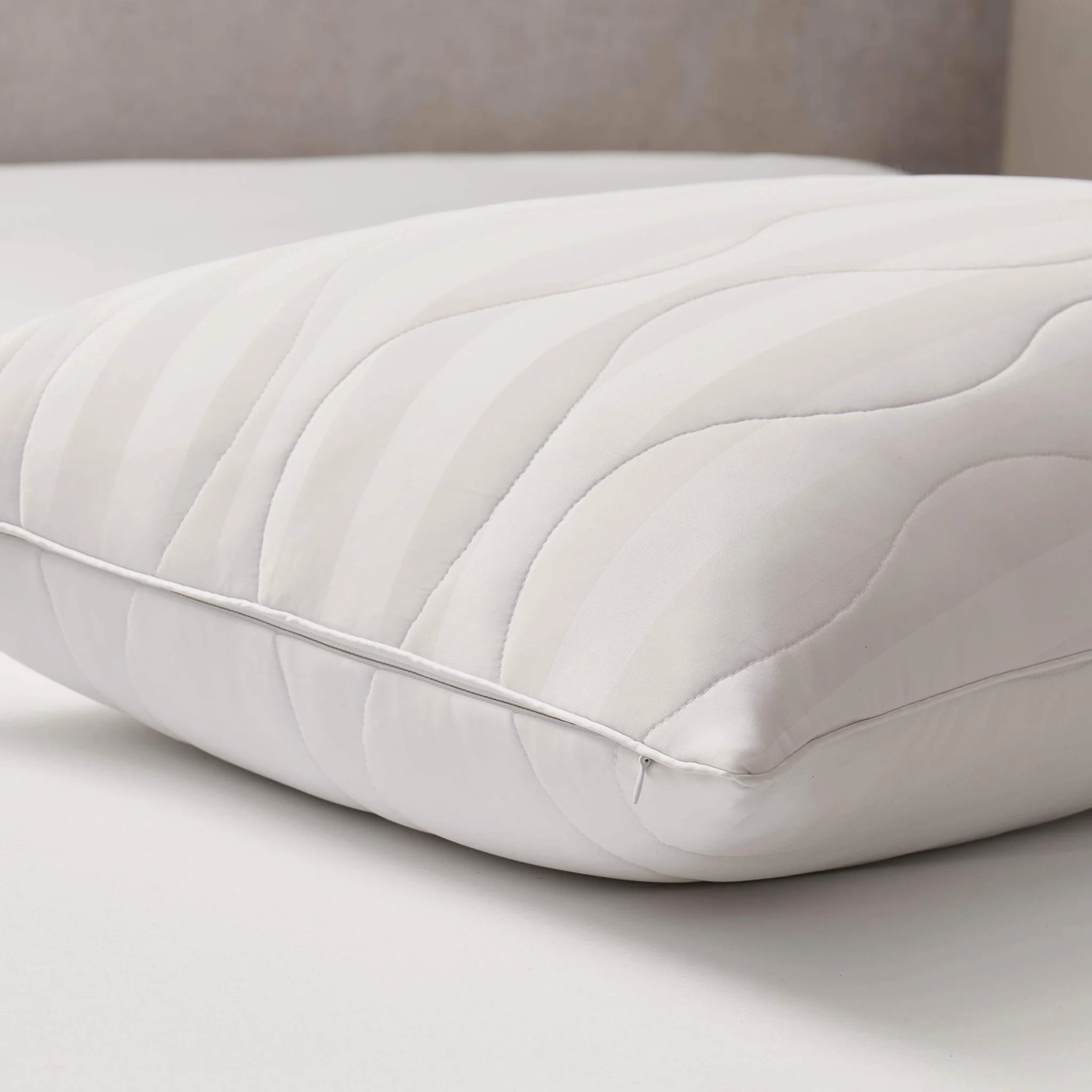 Cooling Quilted Pillow Protectors - White - Image 3