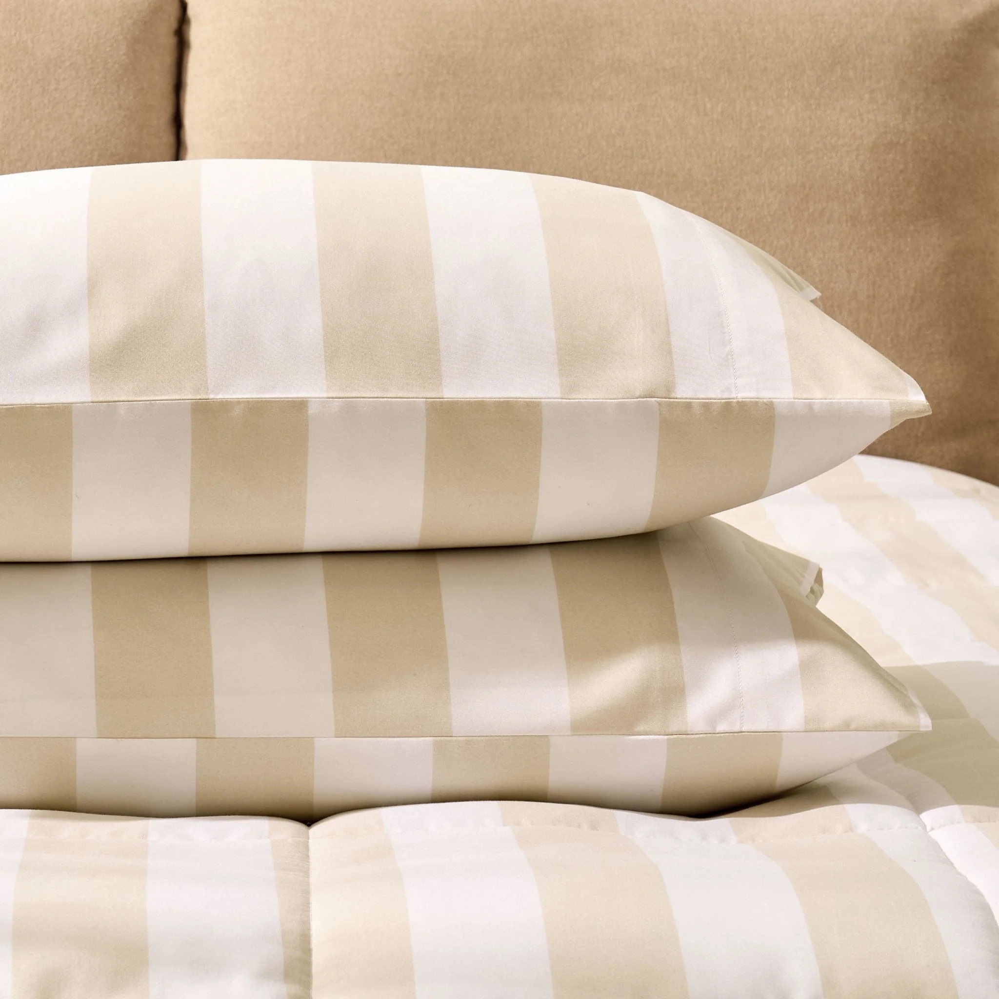 Machine Washable Coverless Duvet & Pillowcase Set - Natural - Image 4