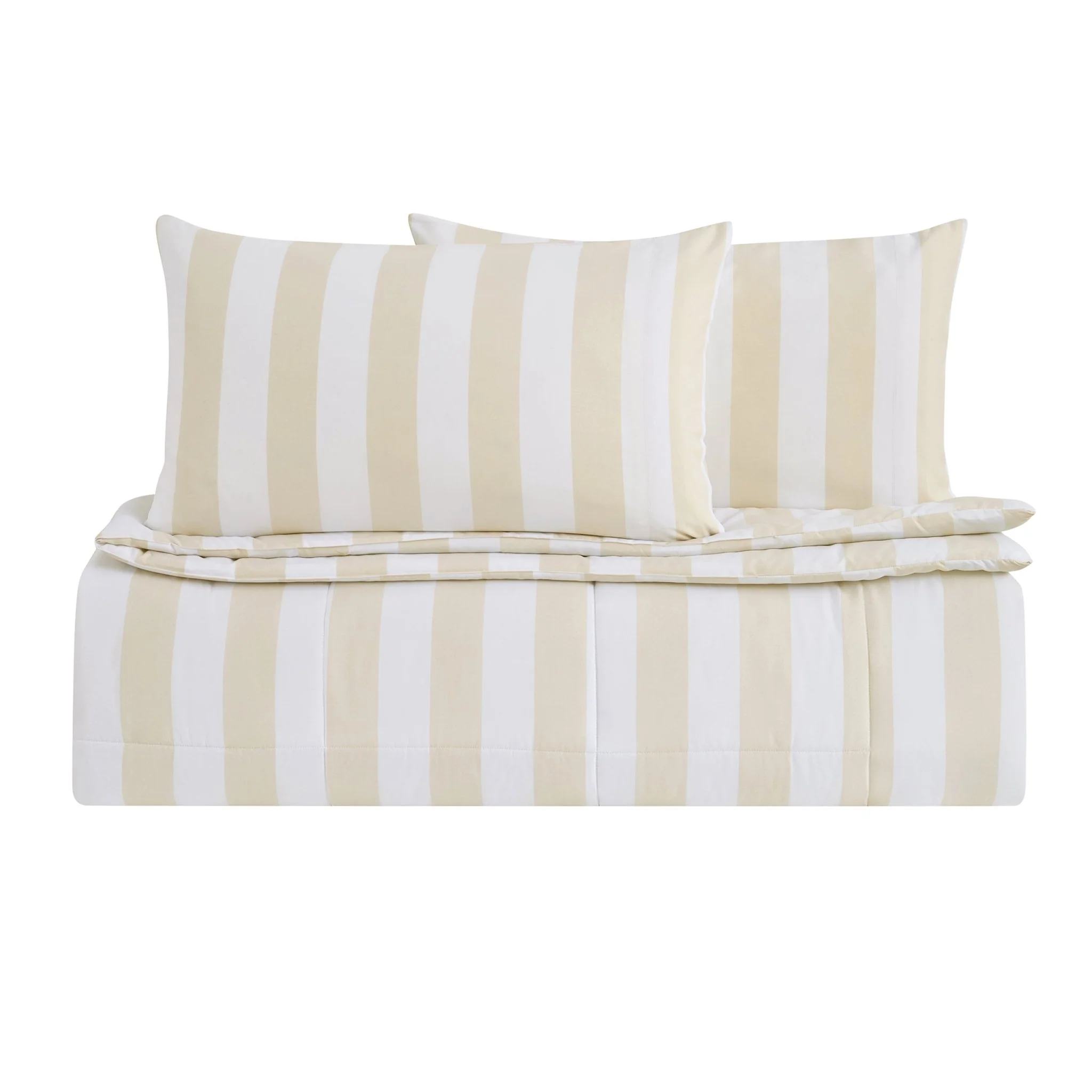 Machine Washable Coverless Duvet & Pillowcase Set - Natural - Image 8