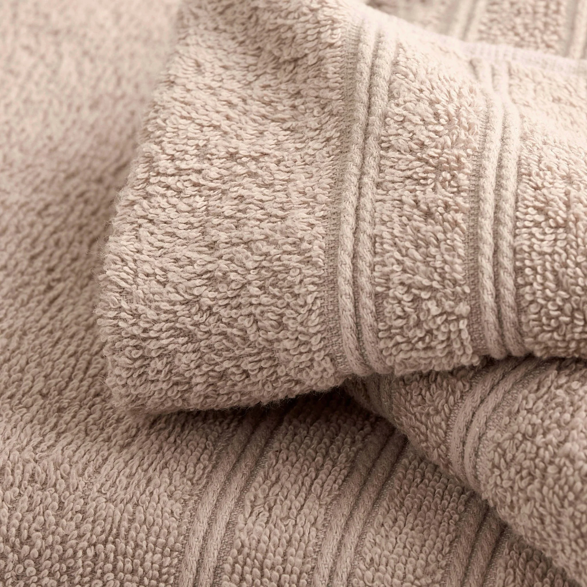 Crete 4 Piece Towel Bundle Set - Natural - Image 5
