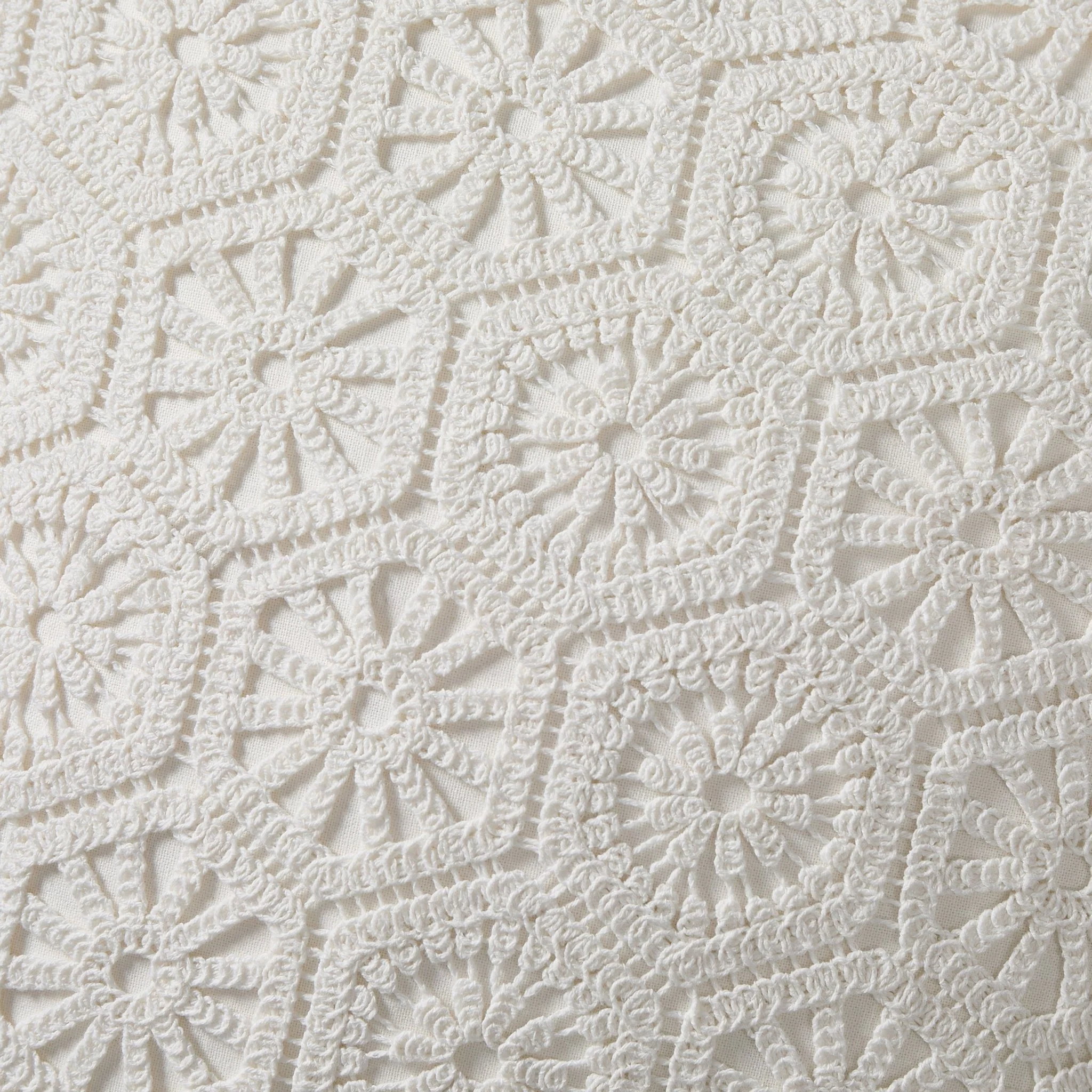 Crochet Knit Cushion Cover - Off White - Image 5