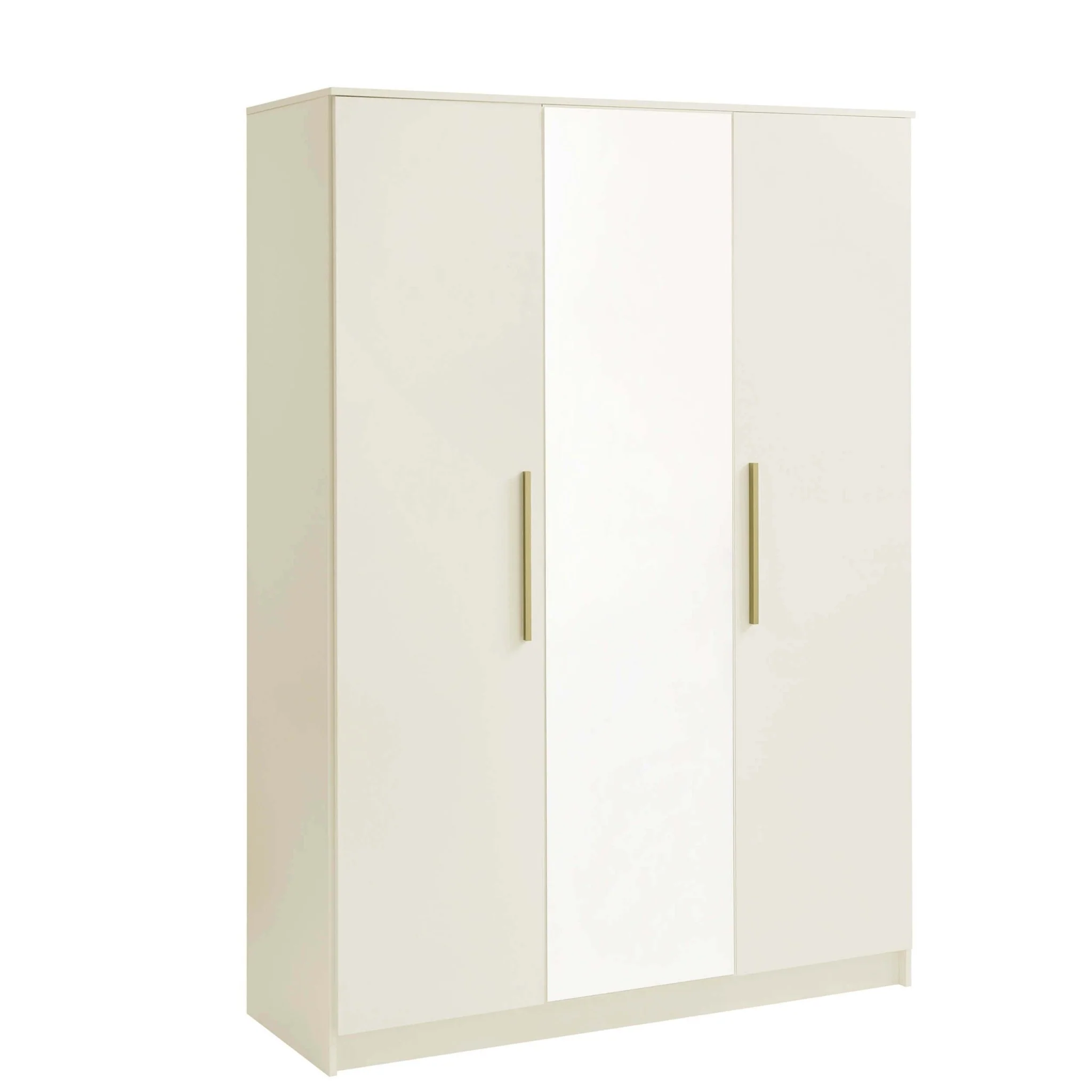 Darcey 3 Door Wardrobe - Cream - Image 4
