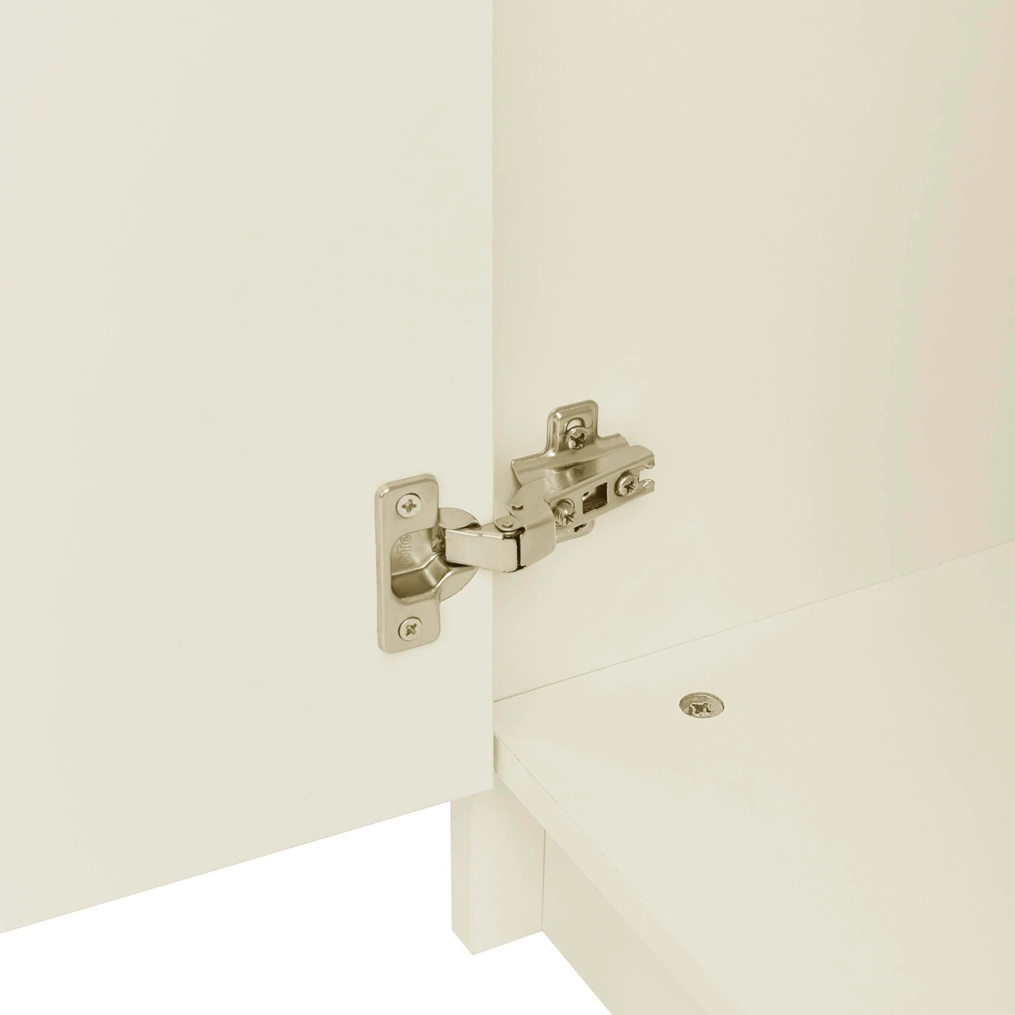 Darcey 3 Door Wardrobe - Cream - Image 8