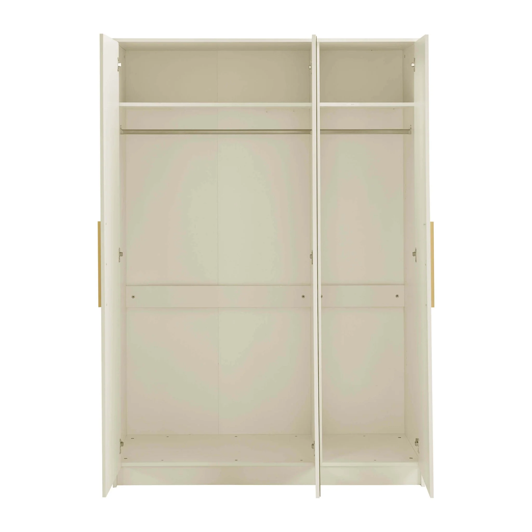 Darcey 3 Door Wardrobe - Cream - Image 9