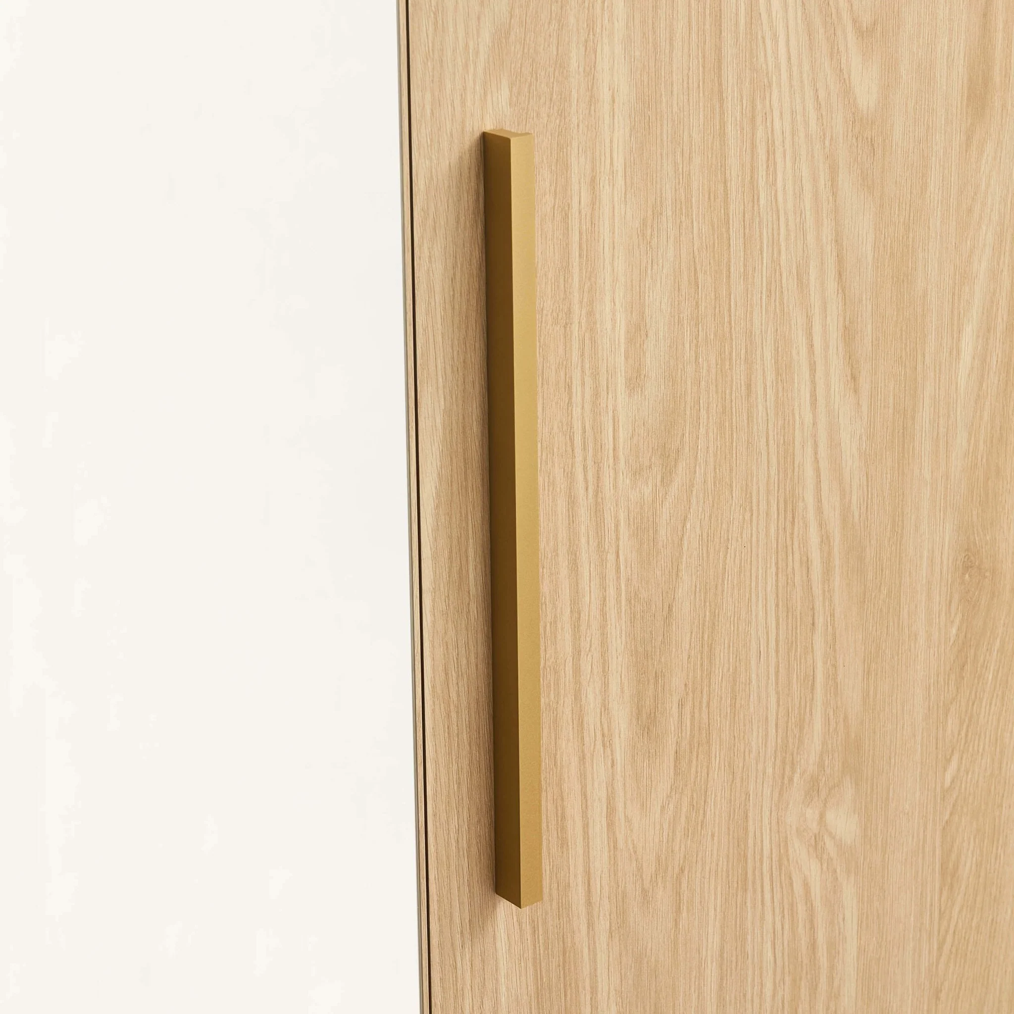 Darcey 3 Door Wardrobe - Light Wood - Image 7