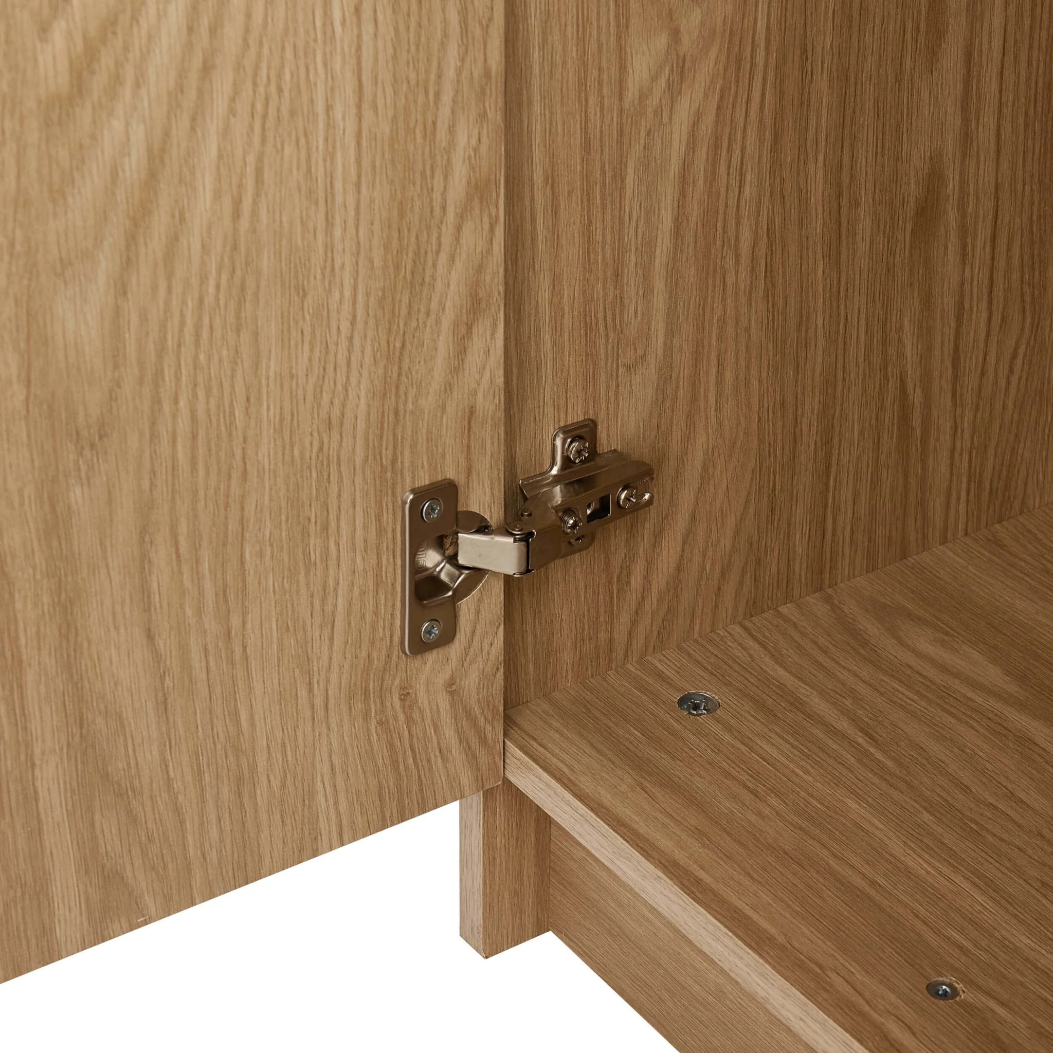 Darcey 3 Door Wardrobe - Light Wood - Image 8