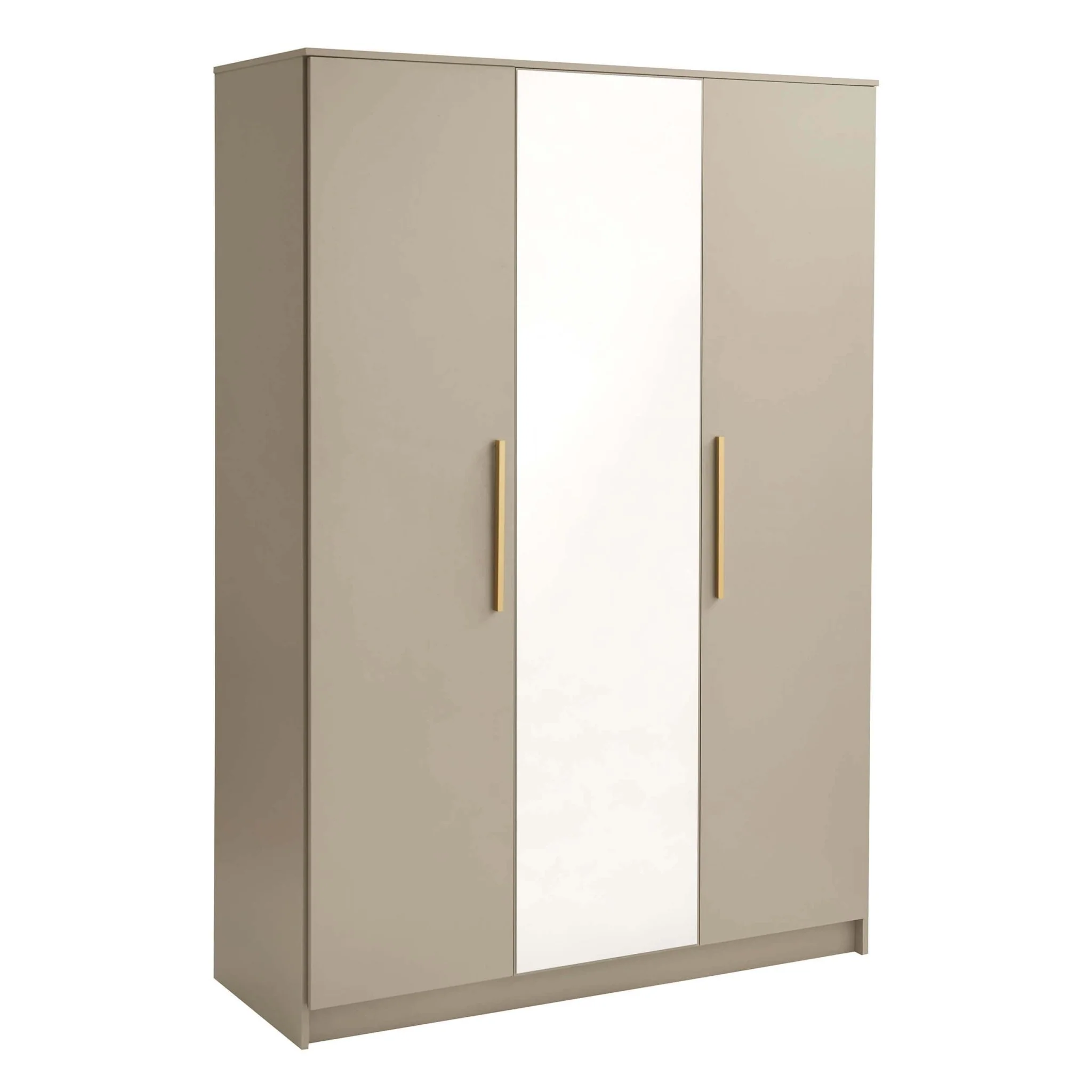 Darcey 3 Door Wardrobe - Taupe - Image 4