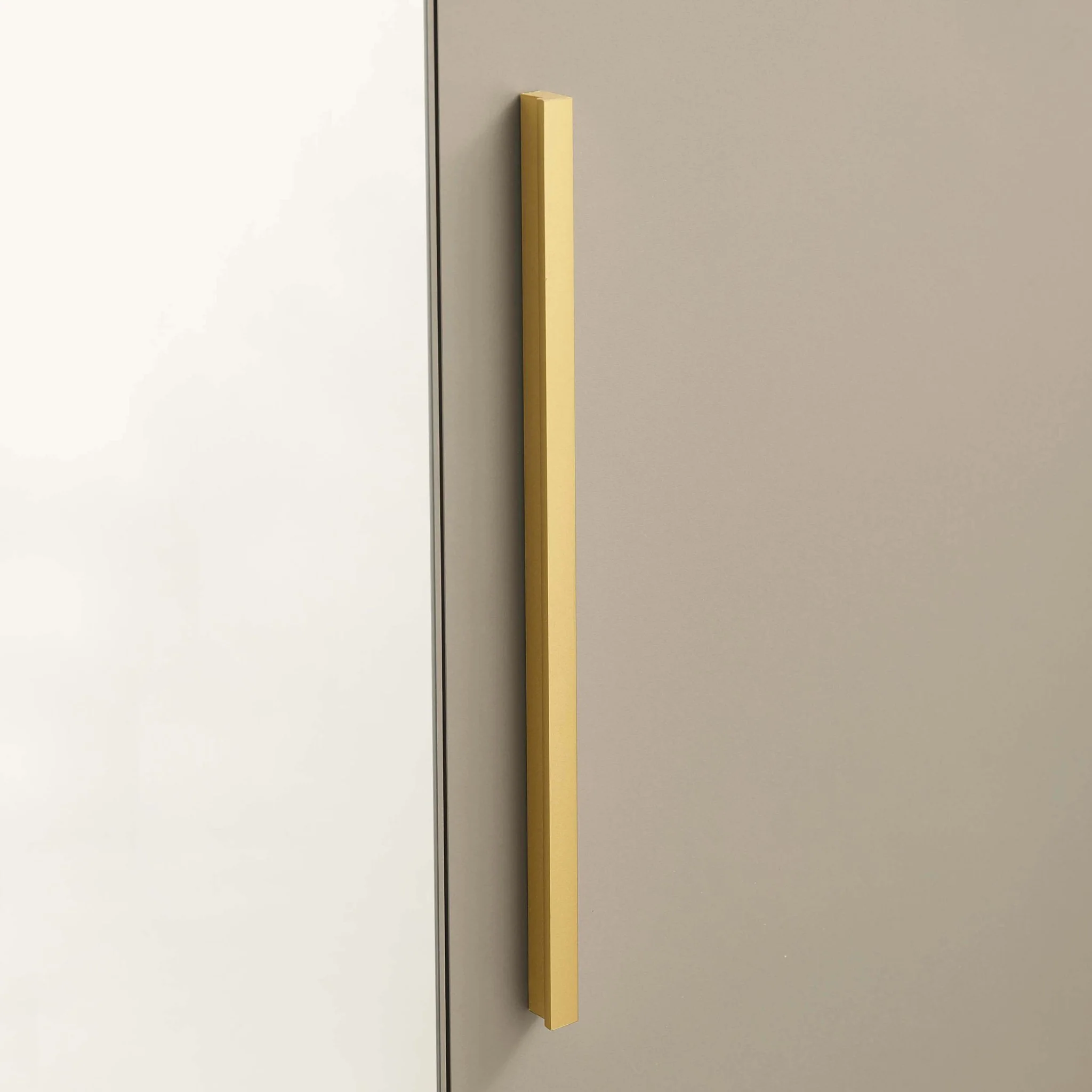 Darcey 3 Door Wardrobe - Taupe - Image 7