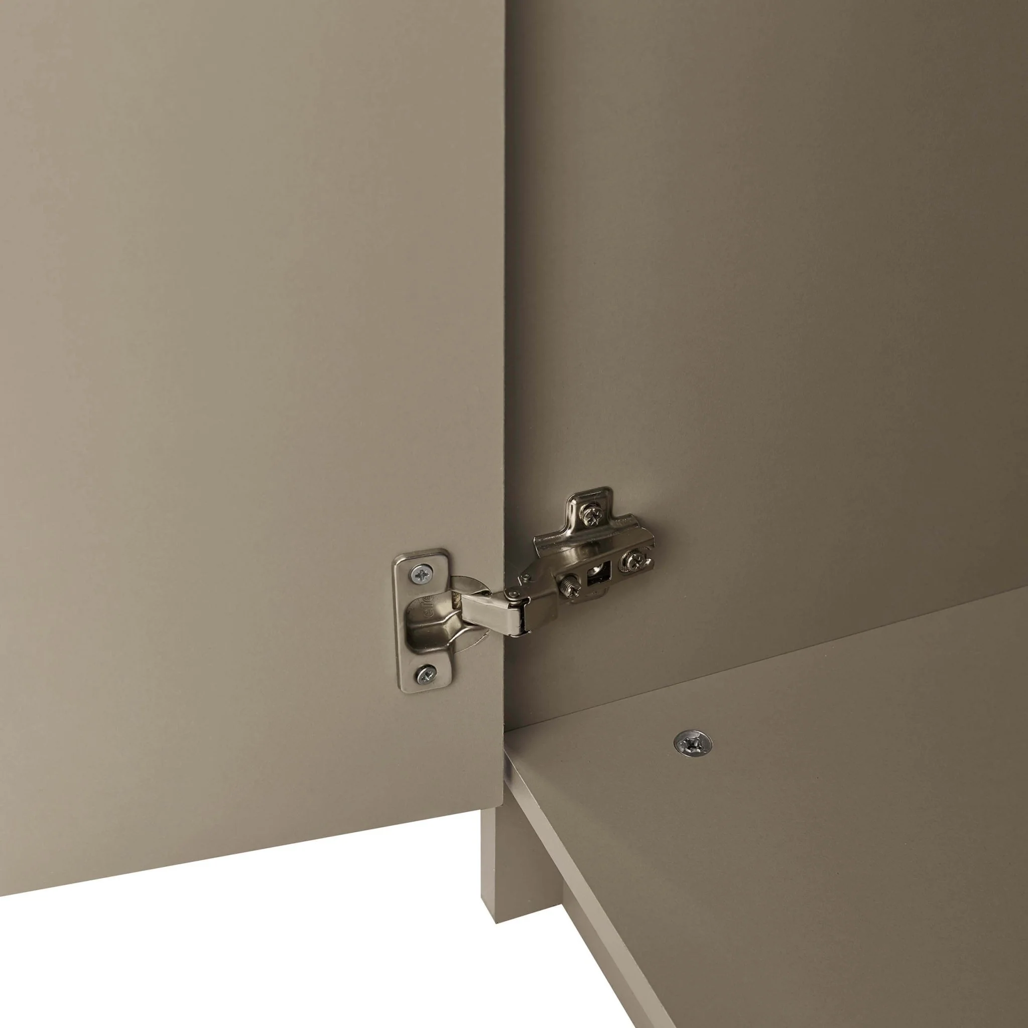 Darcey 3 Door Wardrobe - Taupe - Image 8
