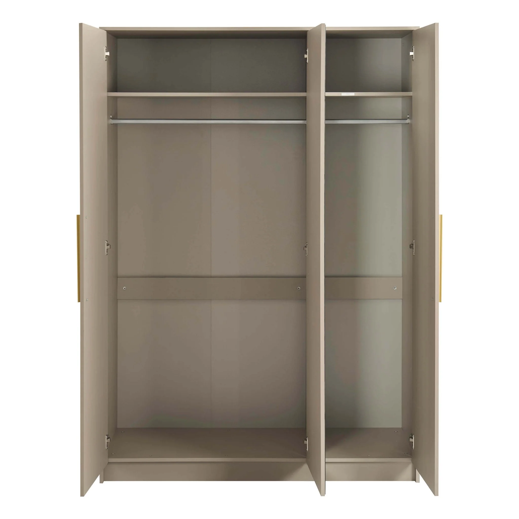 Darcey 3 Door Wardrobe - Taupe - Image 9