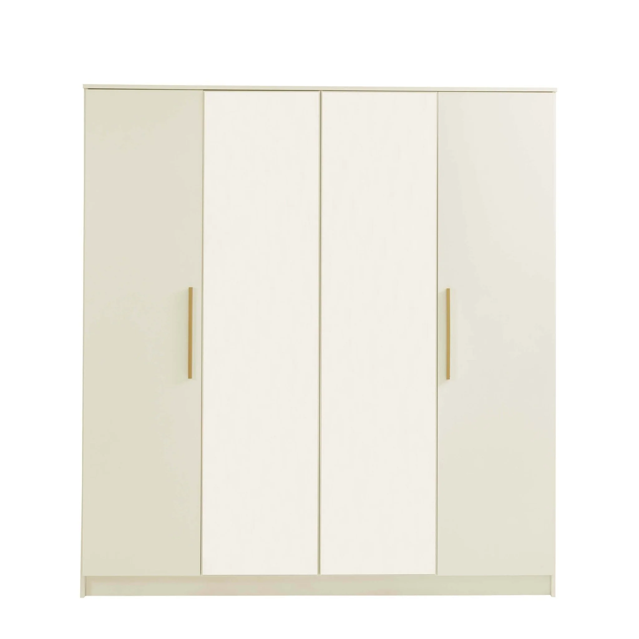Darcey 4 Door Wardrobe - Cream - Image 5