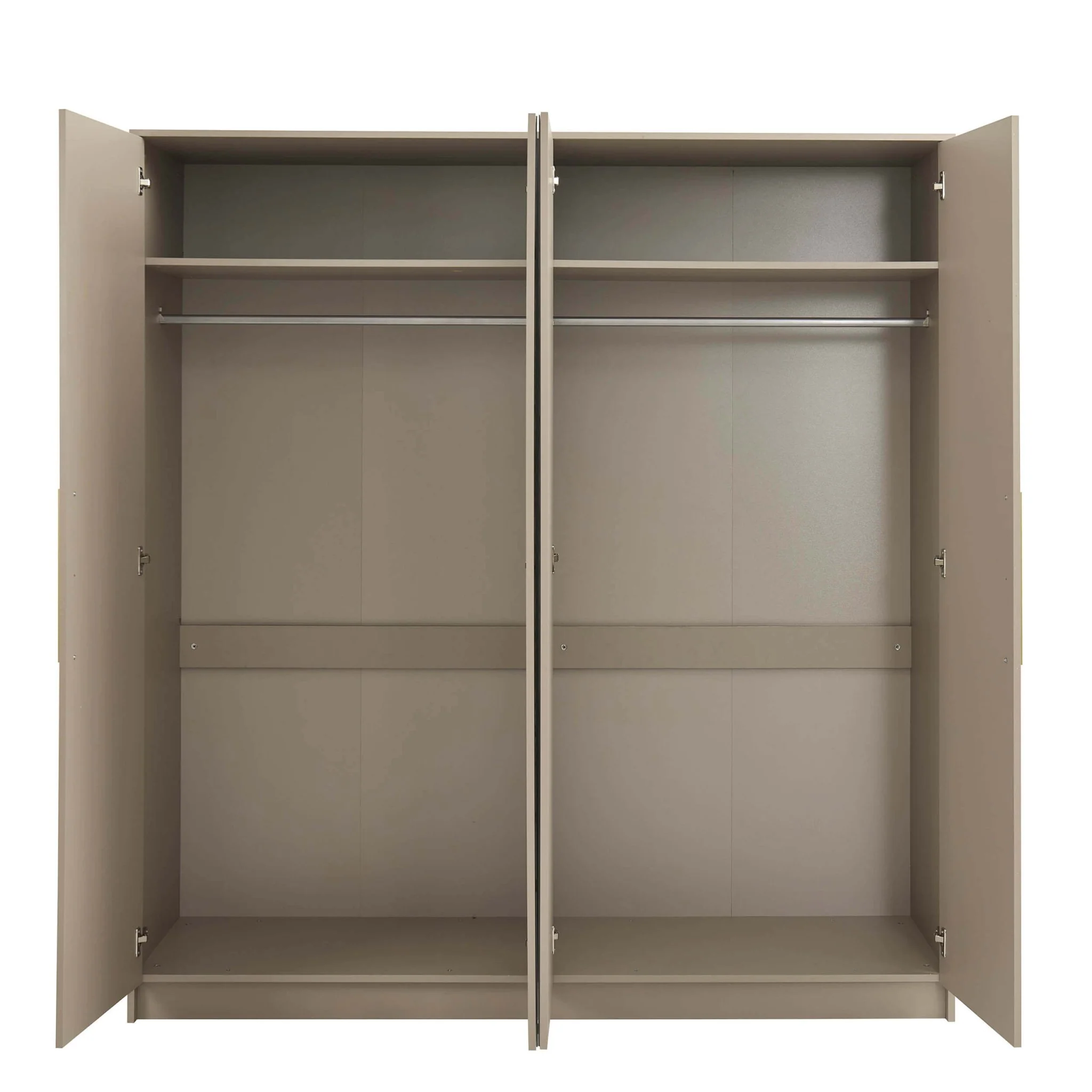 Darcey 4 Door Wardrobe - Taupe - Image 9