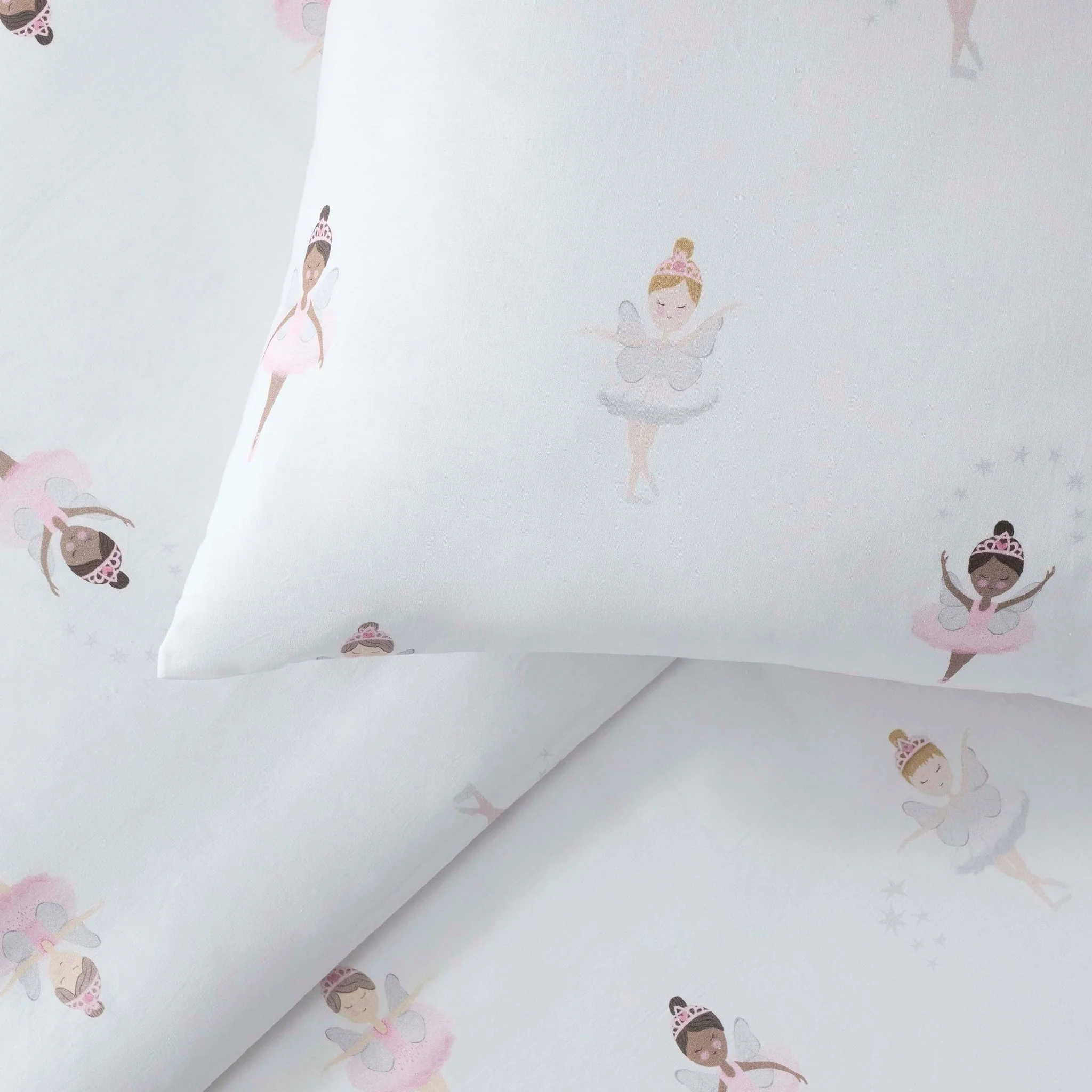 Darcy Ballerina 100% Cotton Kids Duvet Cover Set - Image 2
