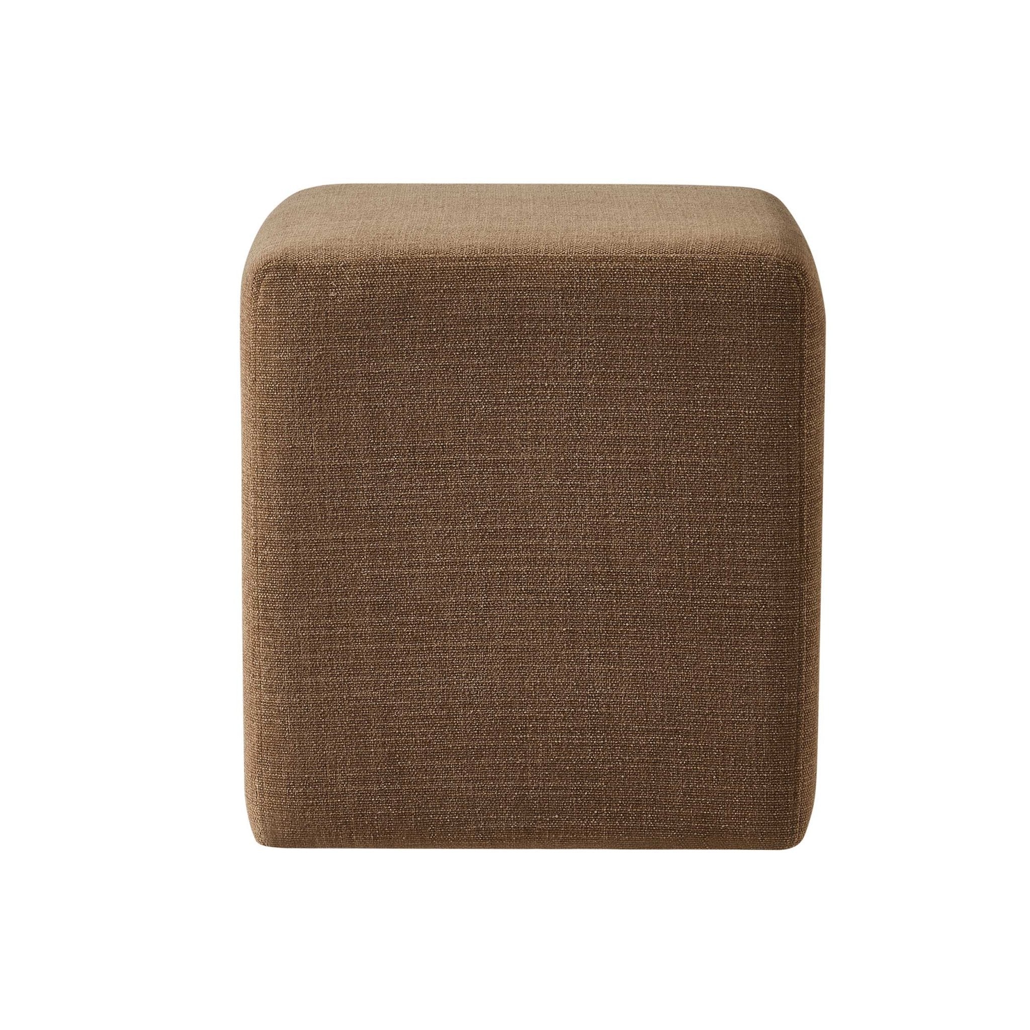 Delilah Pouffe - Chenille Caramel - Image 2