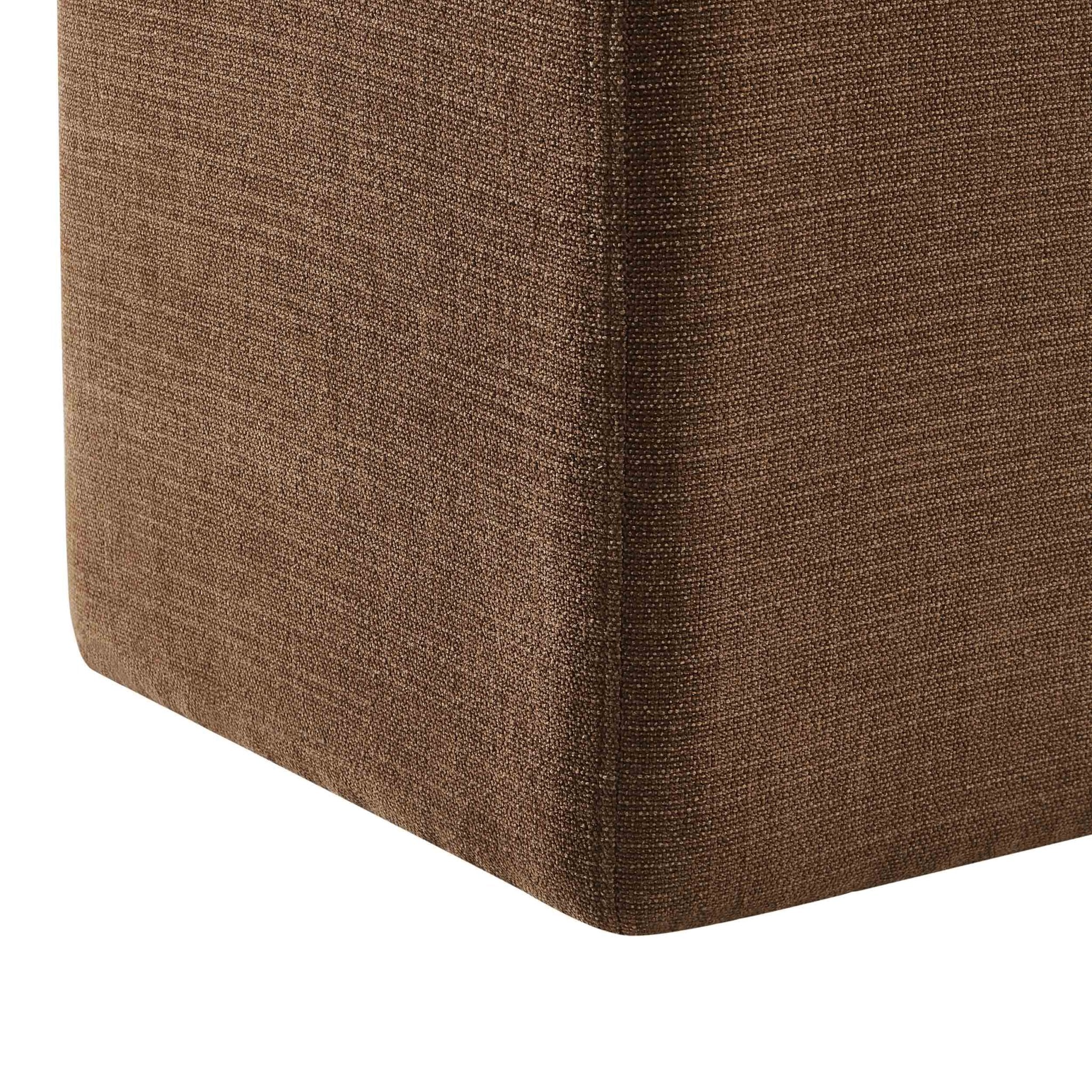 Delilah Pouffe - Chenille Caramel - Image 5