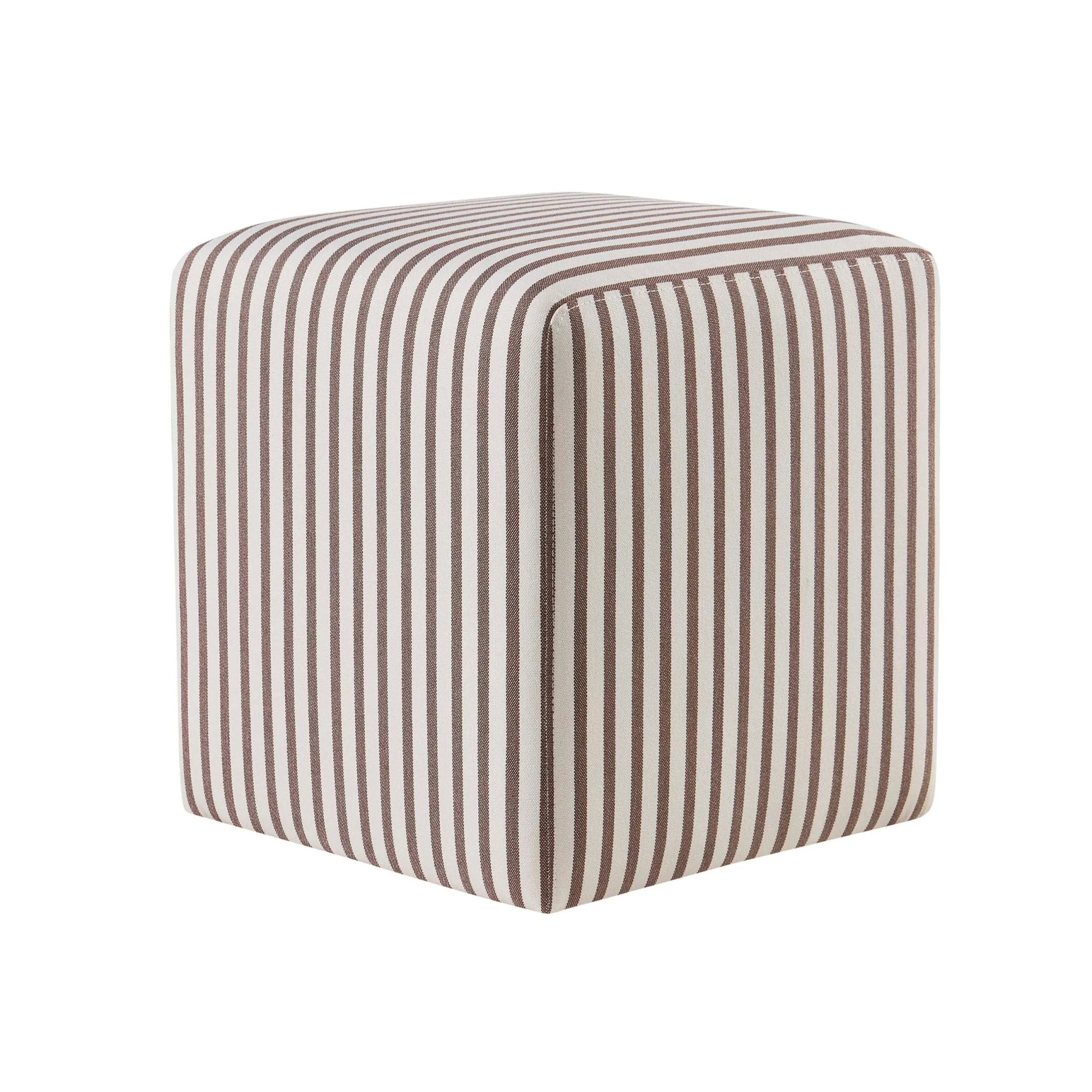 Delilah Pouffe - Chocolate Stripe - Image 5