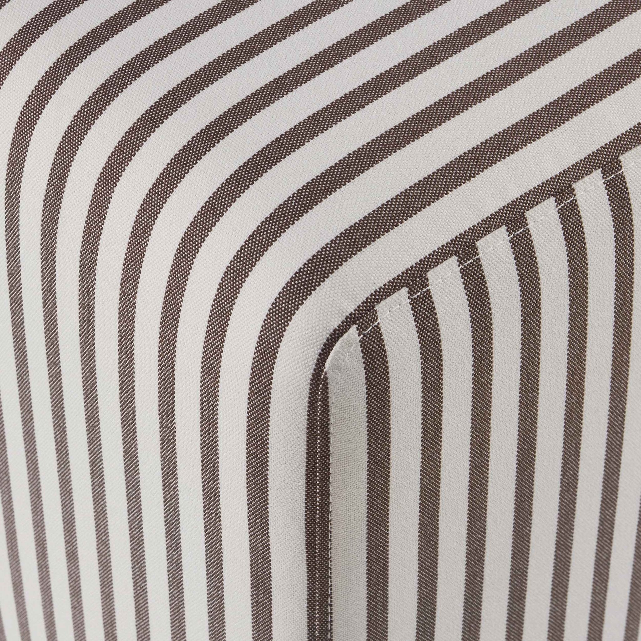 Delilah Pouffe - Chocolate Stripe - Image 6