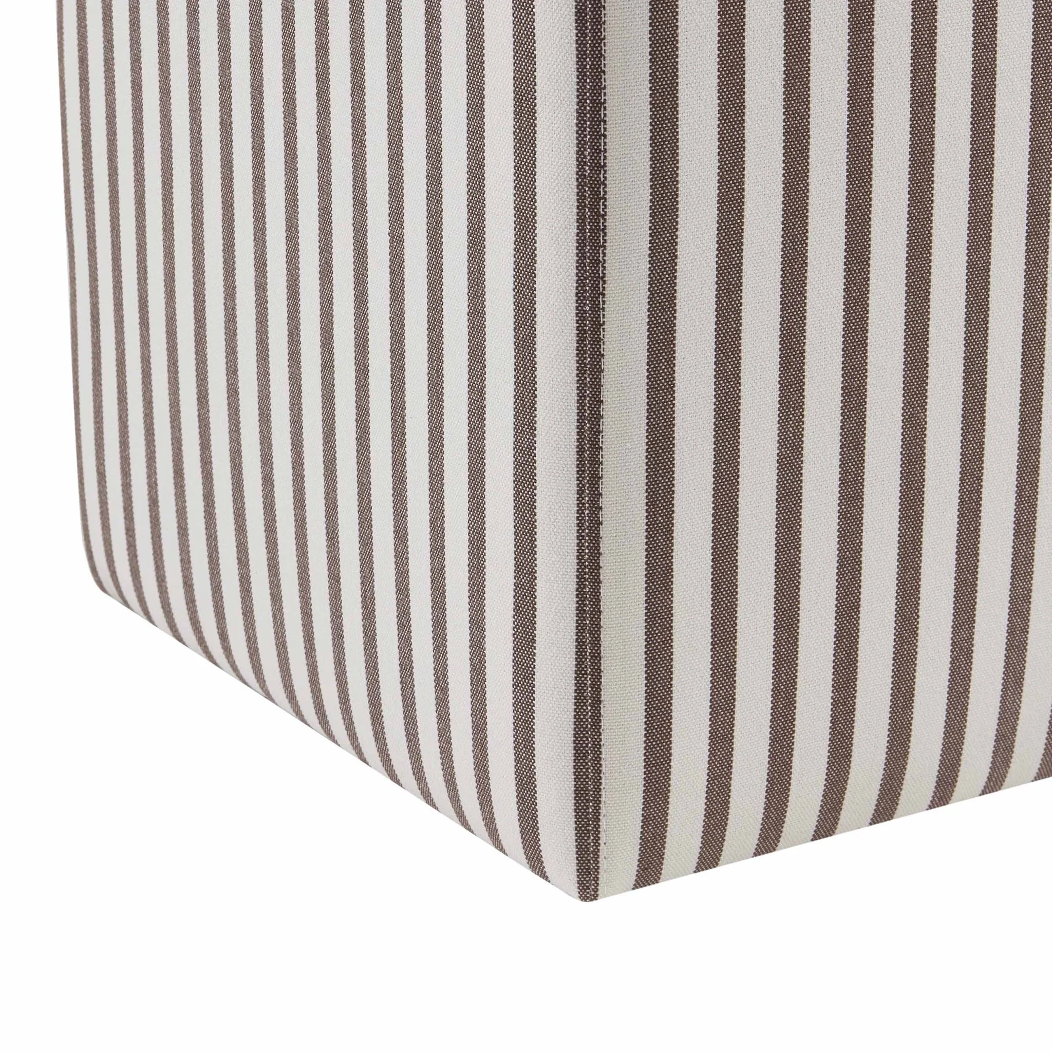 Delilah Pouffe - Chocolate Stripe - Image 7