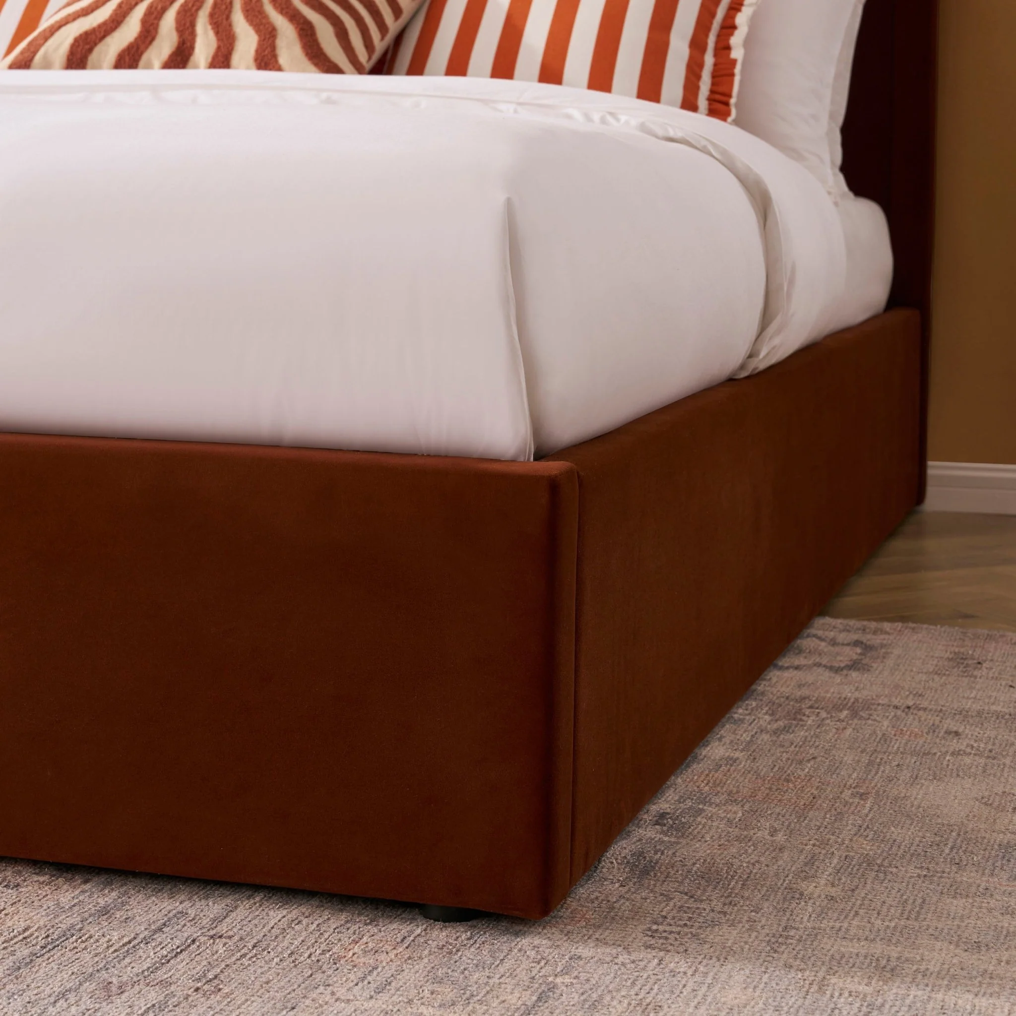 Delphi Ottoman Storage Bed - Terracotta - Image 8