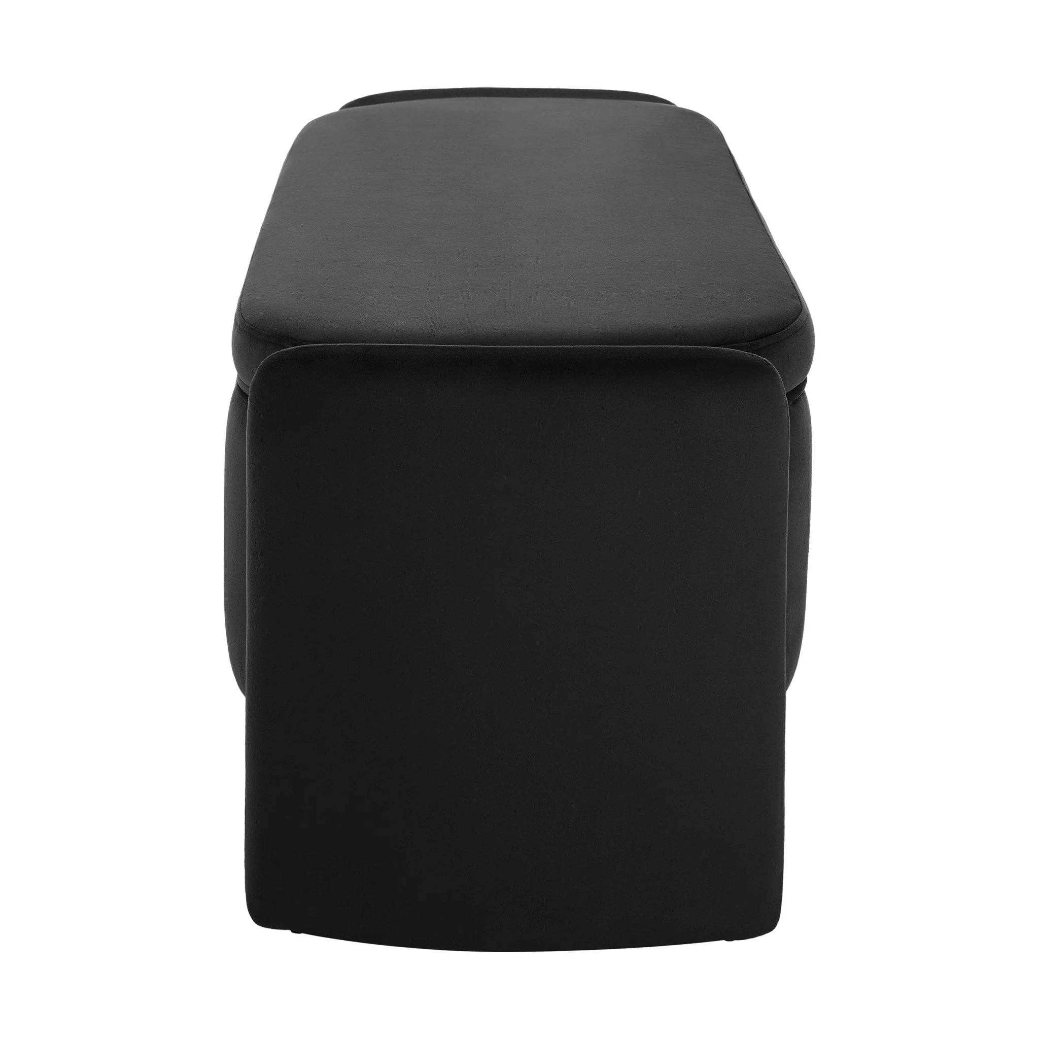 Didsbury Curved Storage Bench - Ink - Image 4