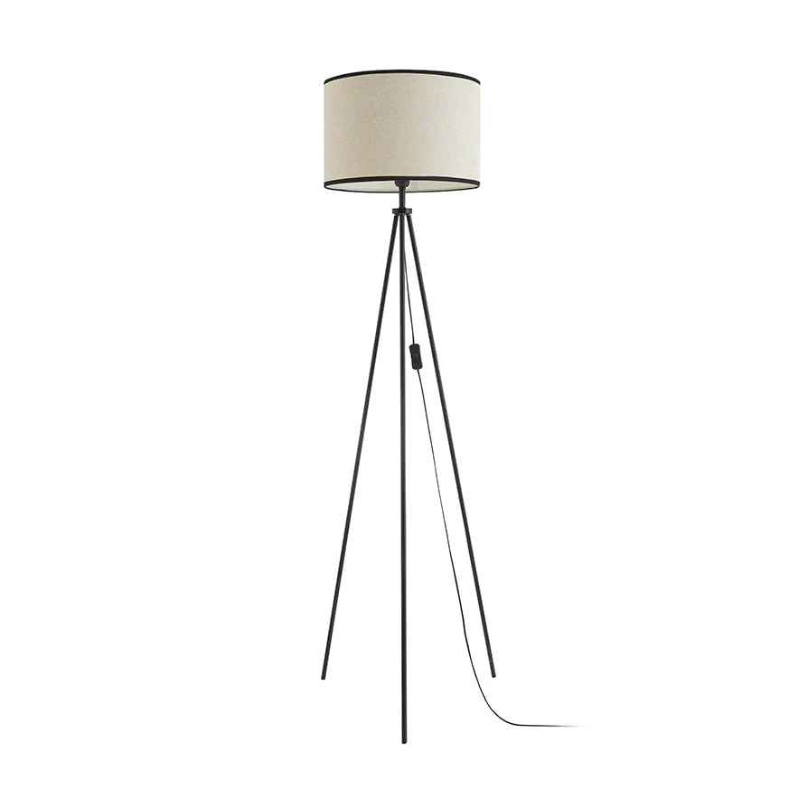 Dione Contrast Trim Tripod Floor Lamp - Image 3