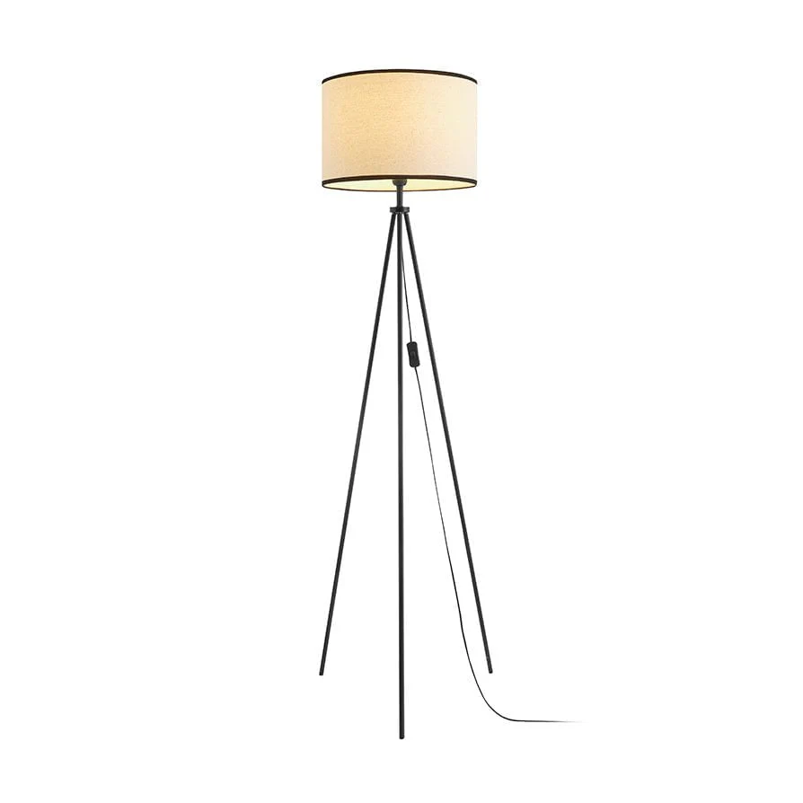 Dione Contrast Trim Tripod Floor Lamp - Image 4