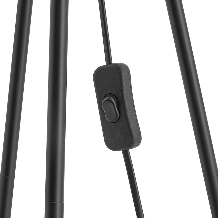 Dione Contrast Trim Tripod Floor Lamp - Image 6