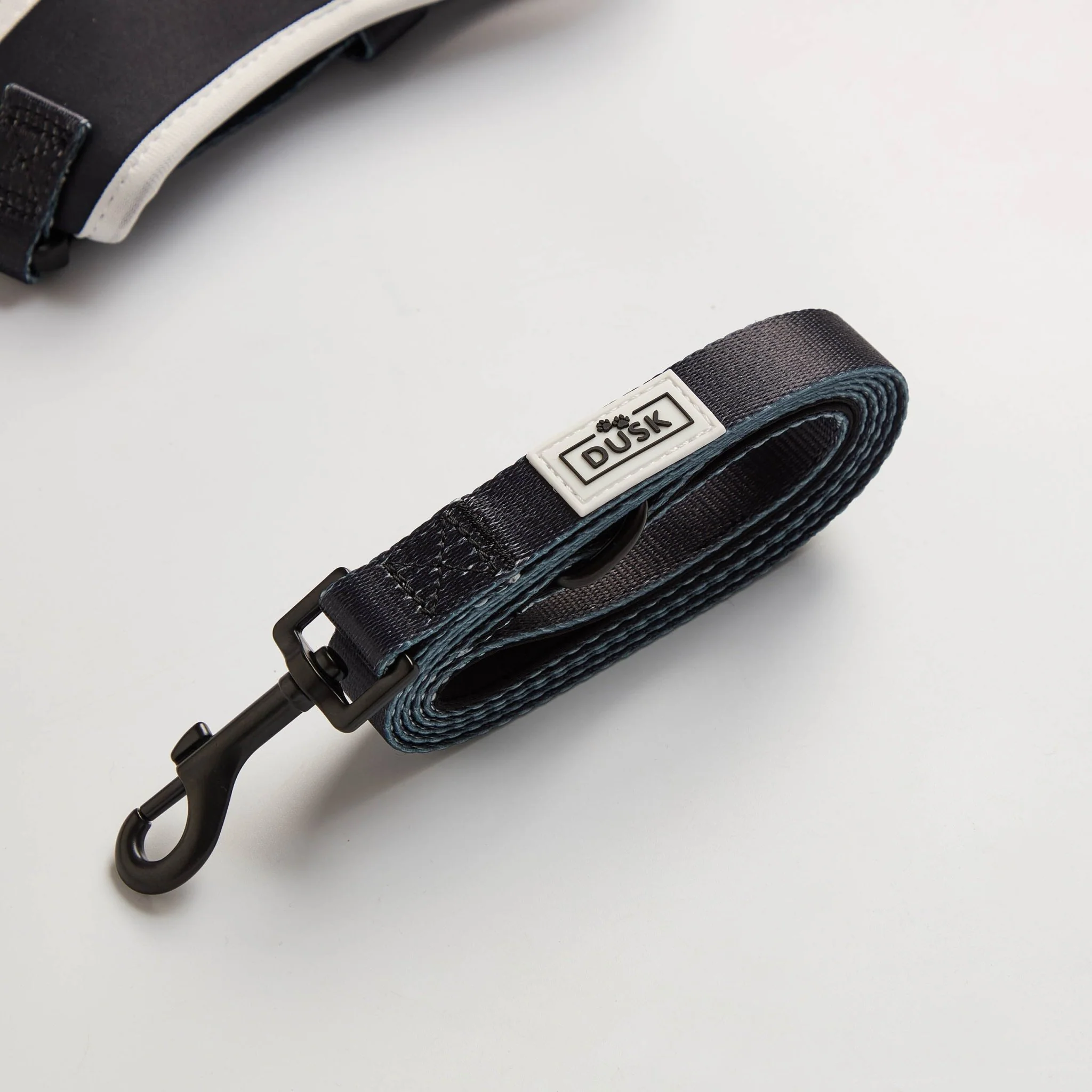 Dog Harness, Lead, Collar Set - Size Small - Black/White - Image 5