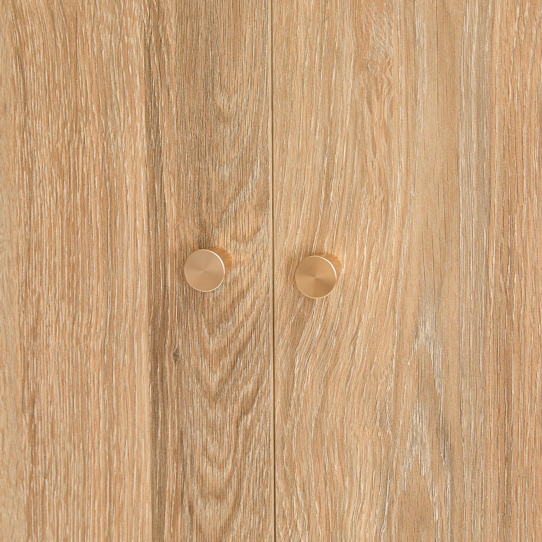 Dora 2 Door Wardrobe with Drawer - Light Wood - Image 6