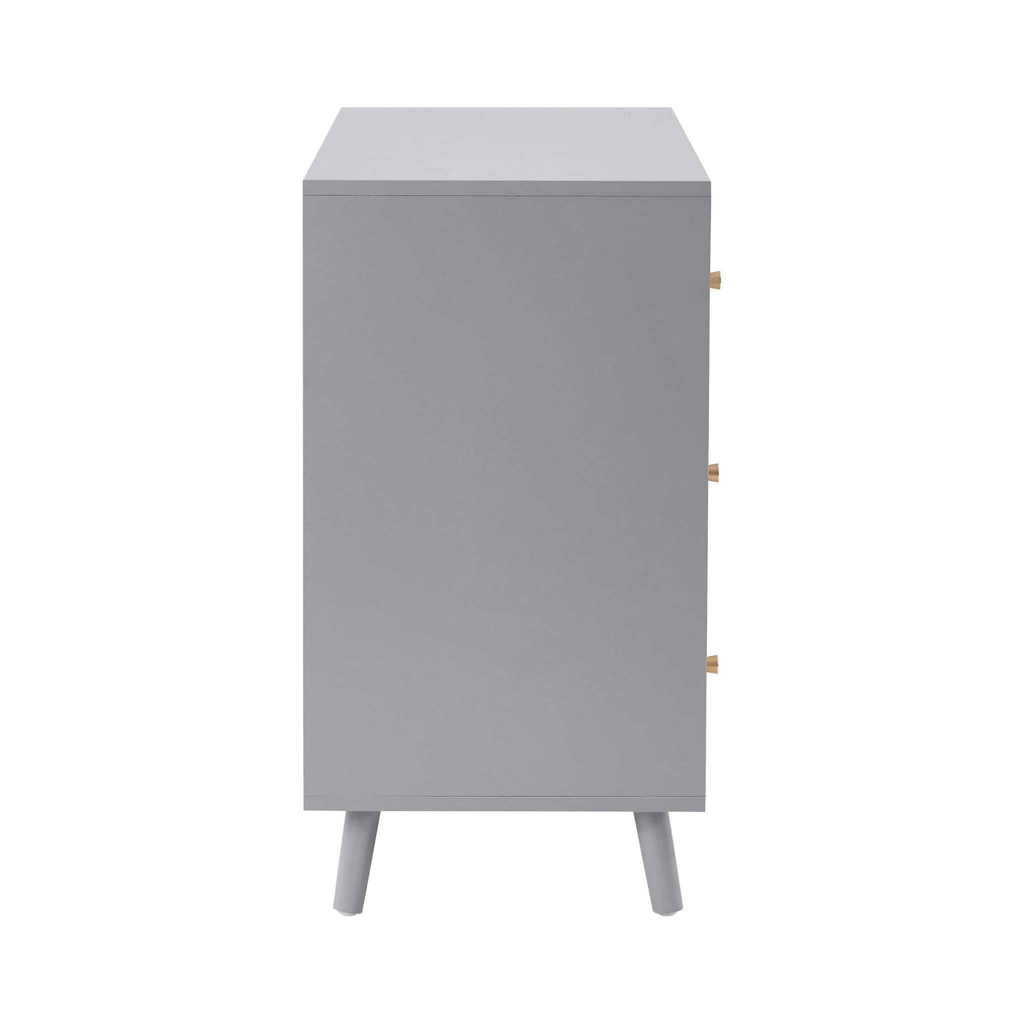 Dora 3 Drawer Chest - Light Grey - Image 4