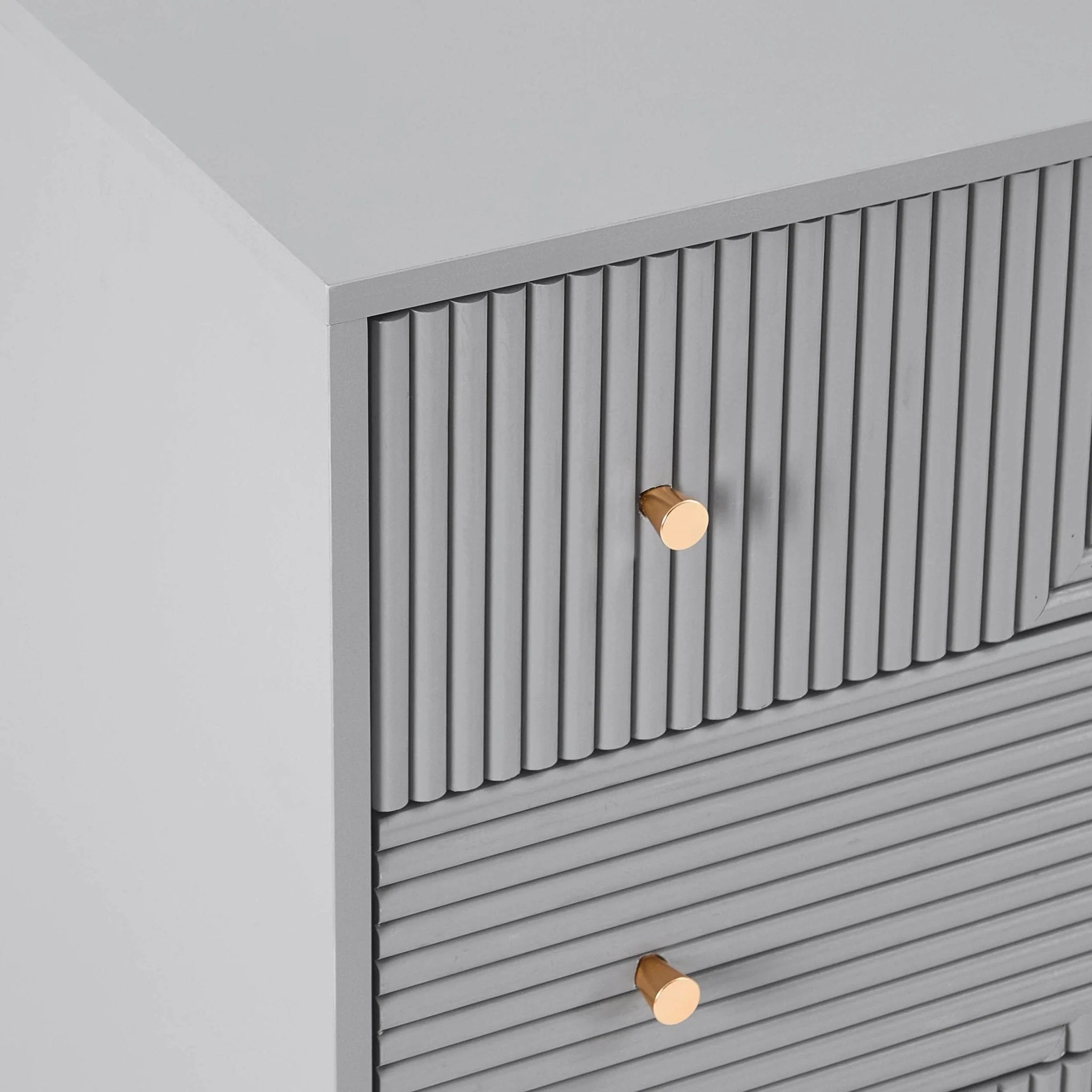 Dora 3 Drawer Chest - Light Grey - Image 5